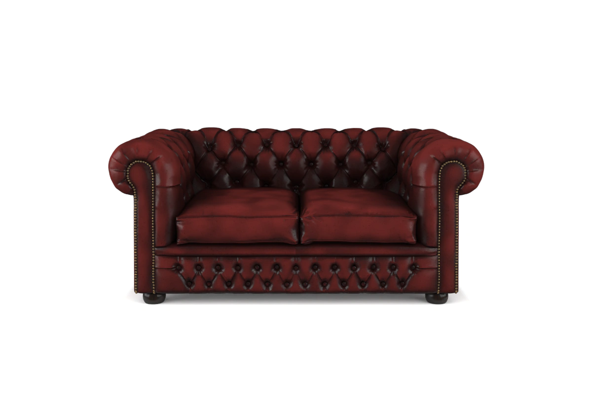 Sale Chesterfield Sofa Islington 2-Sitzer inkl. Pouf Soho