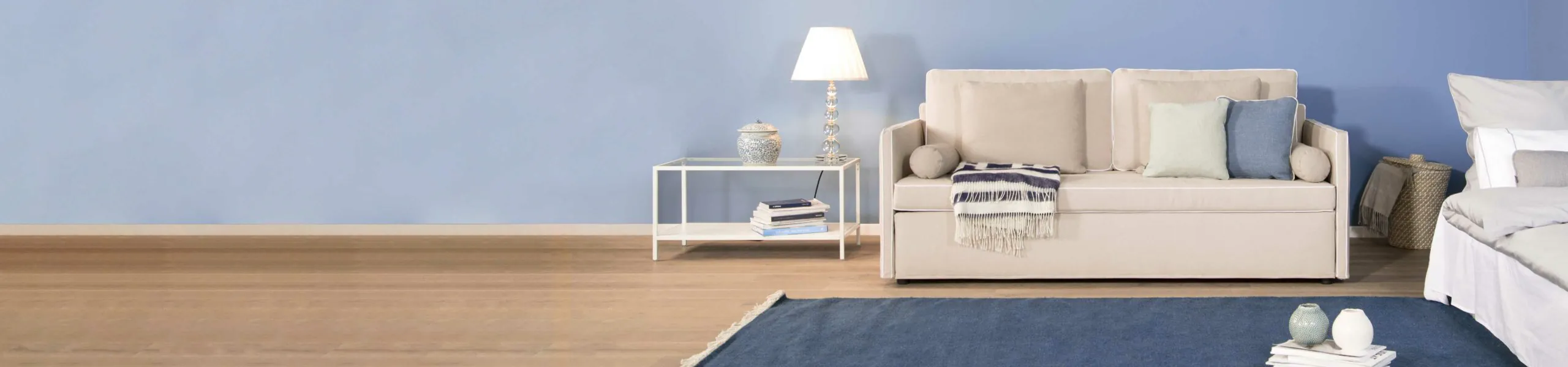 Schlafsofa Farsetti in beige