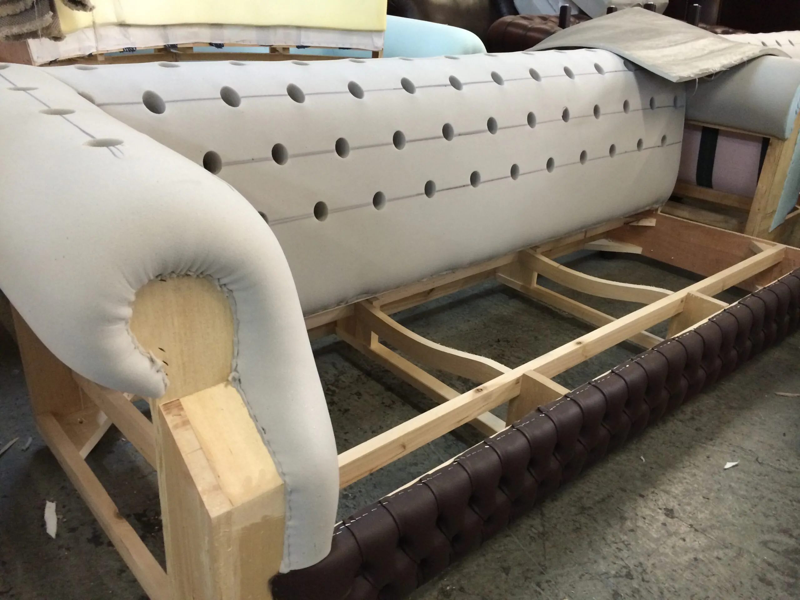 Chesterfield Sofa Innenleben