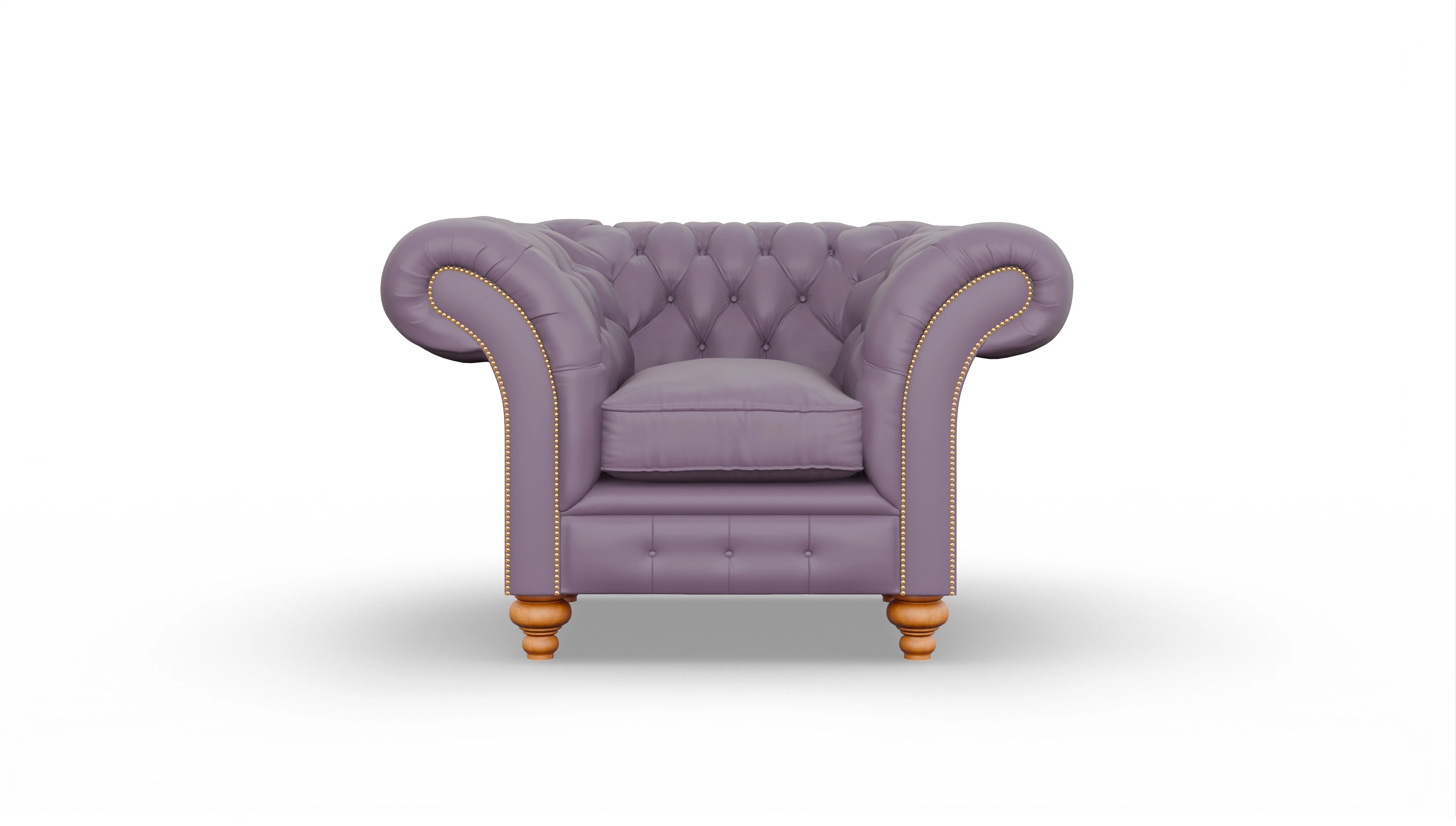 Ansicht des Produktes Knightsbridge Sessel in Leder rot