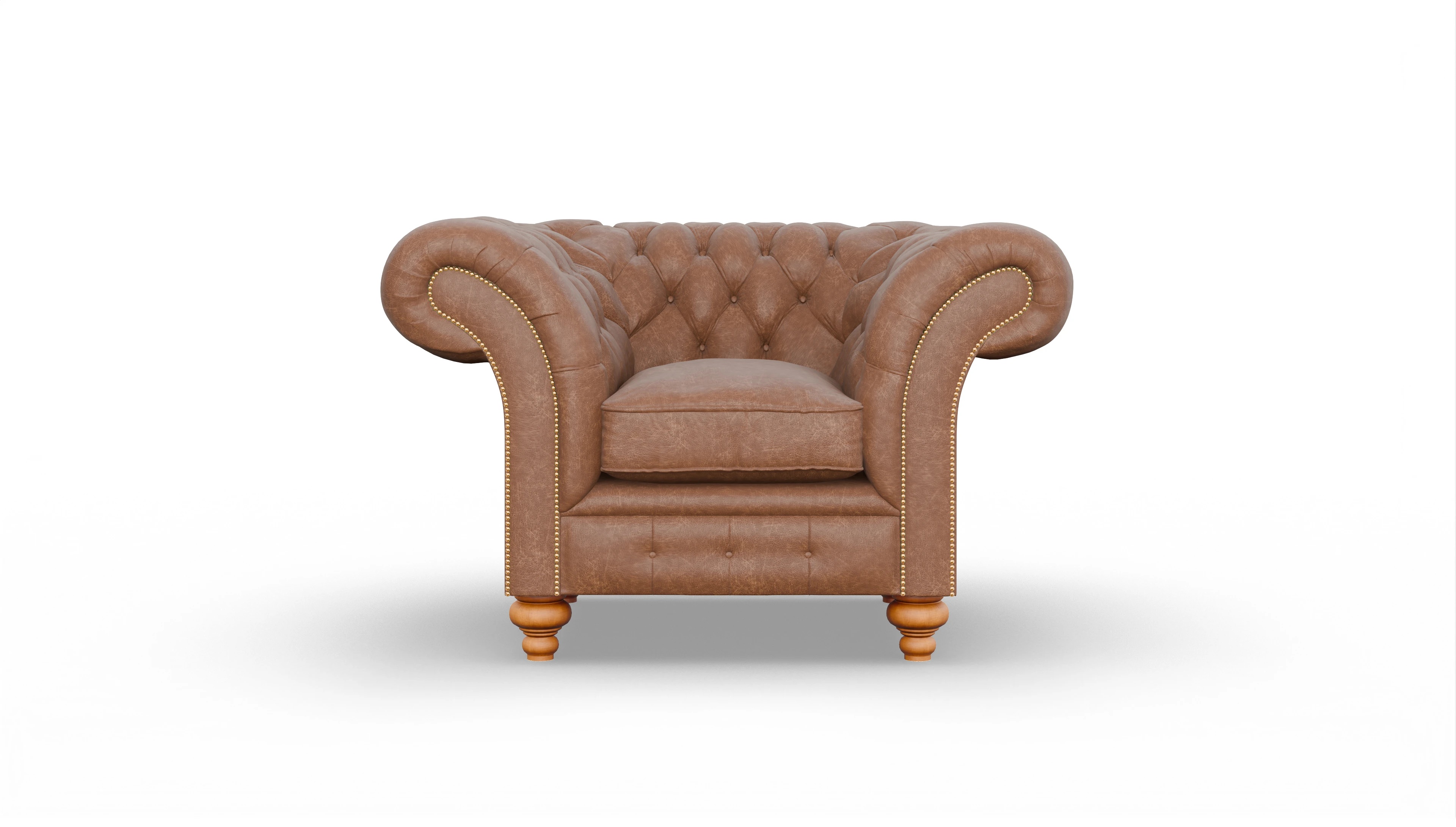 Ansicht des Produktes Knightsbridge Sessel in Leder braun