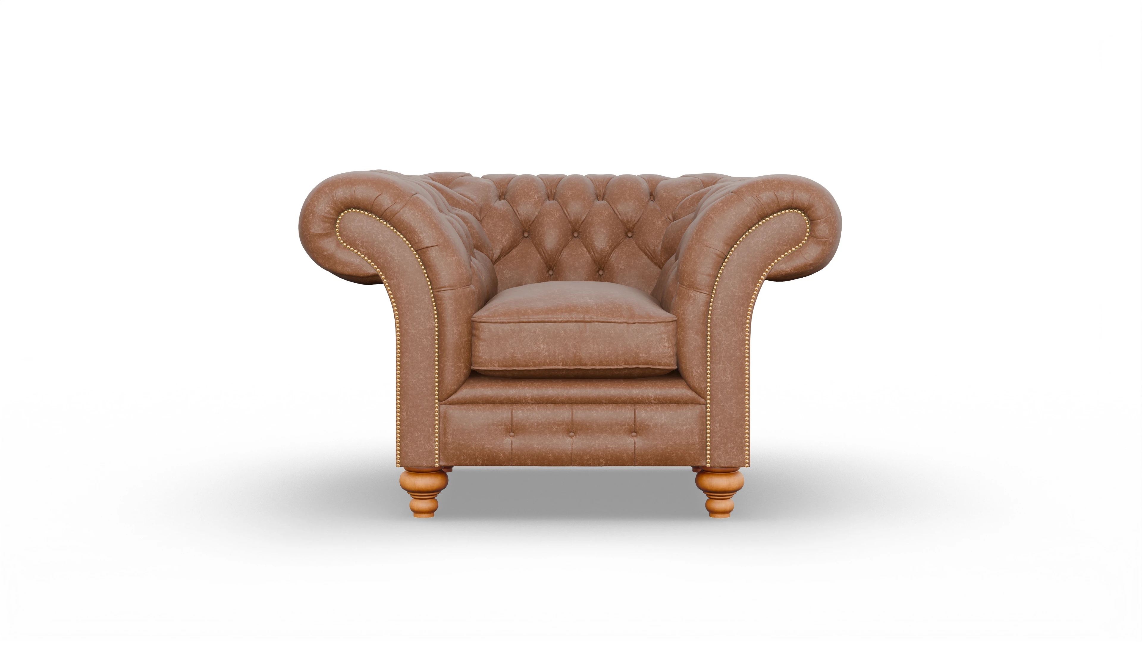 Ansicht des Produktes Knightsbridge Sessel in Leder braun