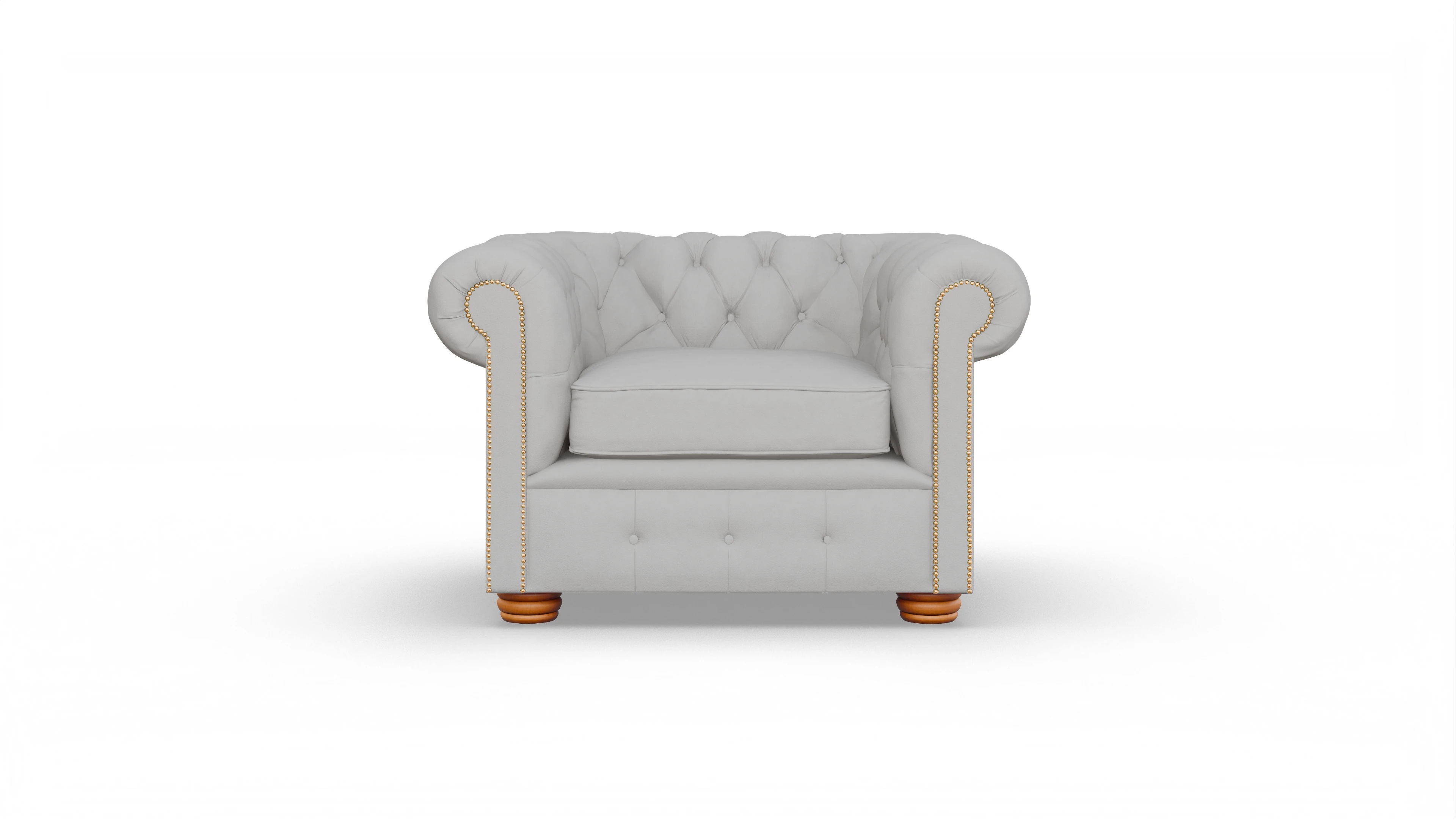 Ansicht des Produktes Carnaby Sessel in Leder weiß