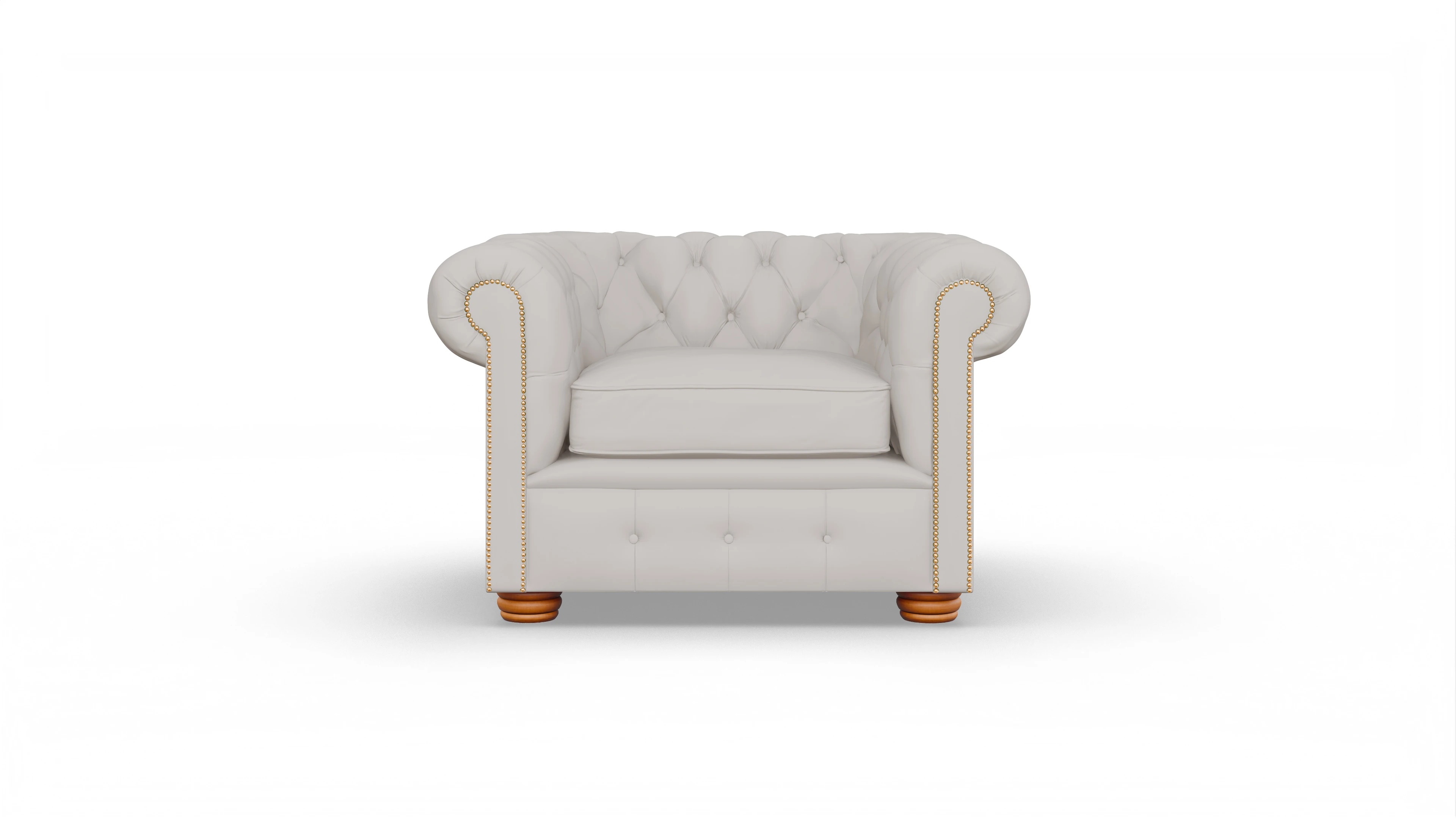 Ansicht des Produktes Carnaby Sessel in Leder weiß