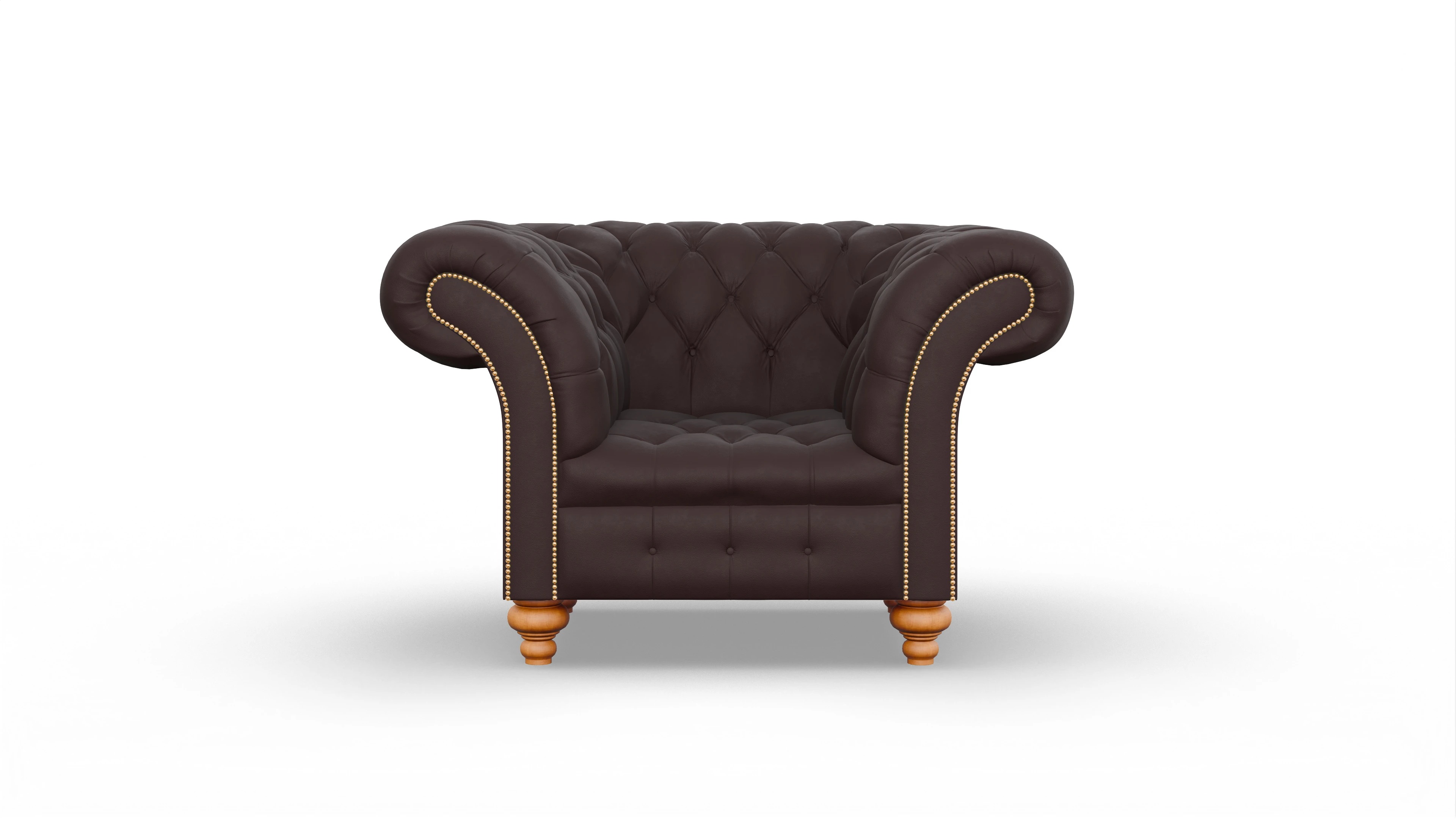 Ansicht des Produktes Mayfair Sessel in Leder braun