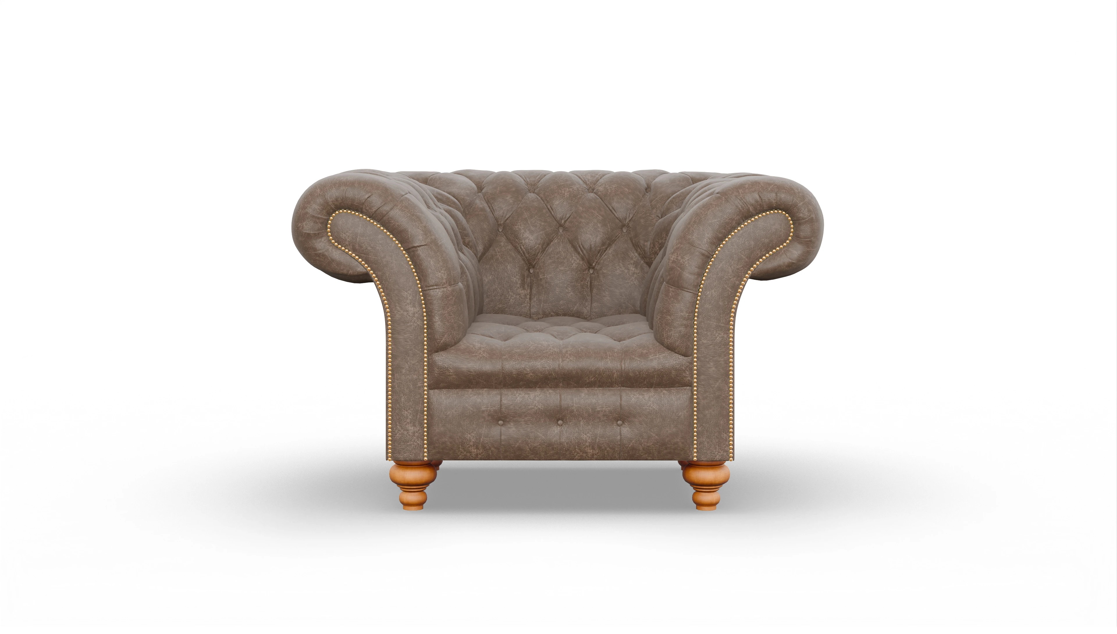 Ansicht des Produktes Mayfair Sessel in Leder braun