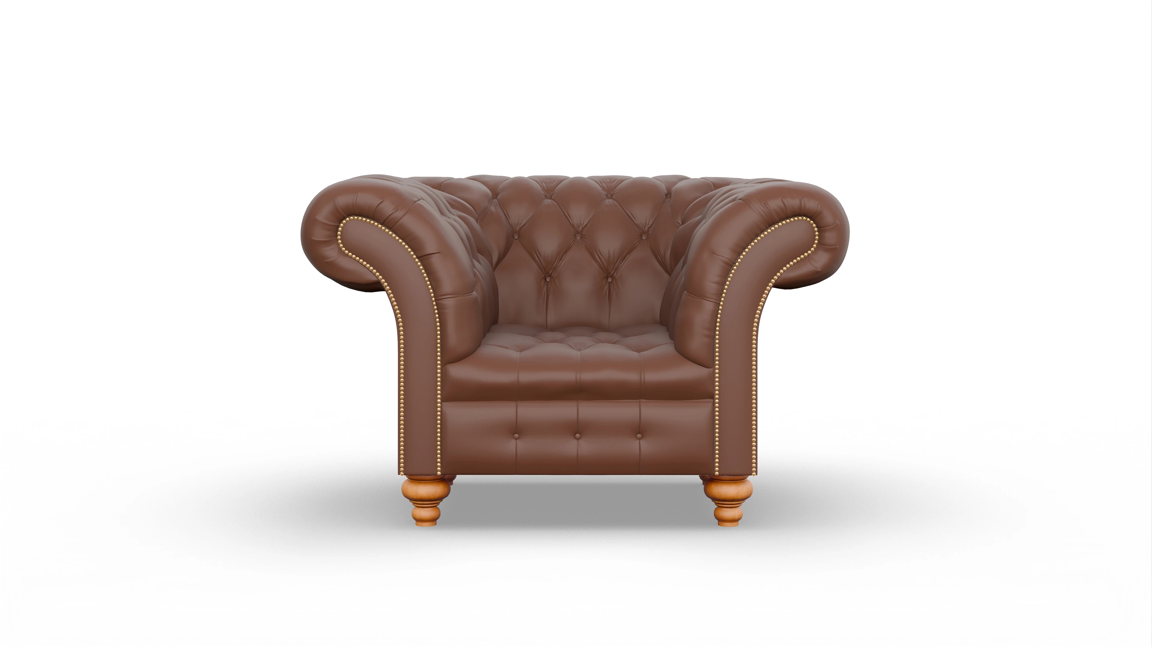Ansicht des Produktes Mayfair Sessel in Leder braun