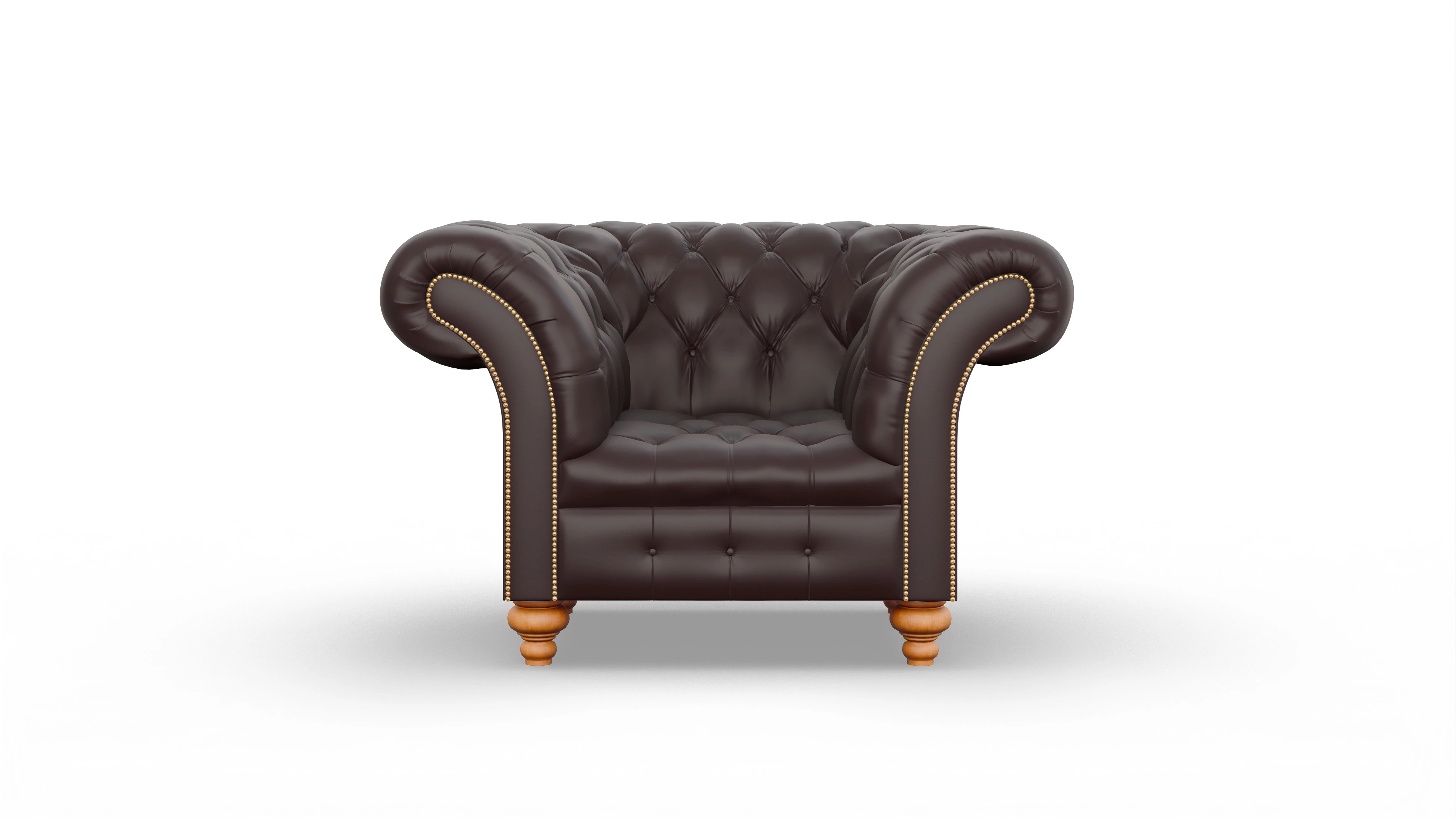 Ansicht des Produktes Mayfair Sessel in Leder braun