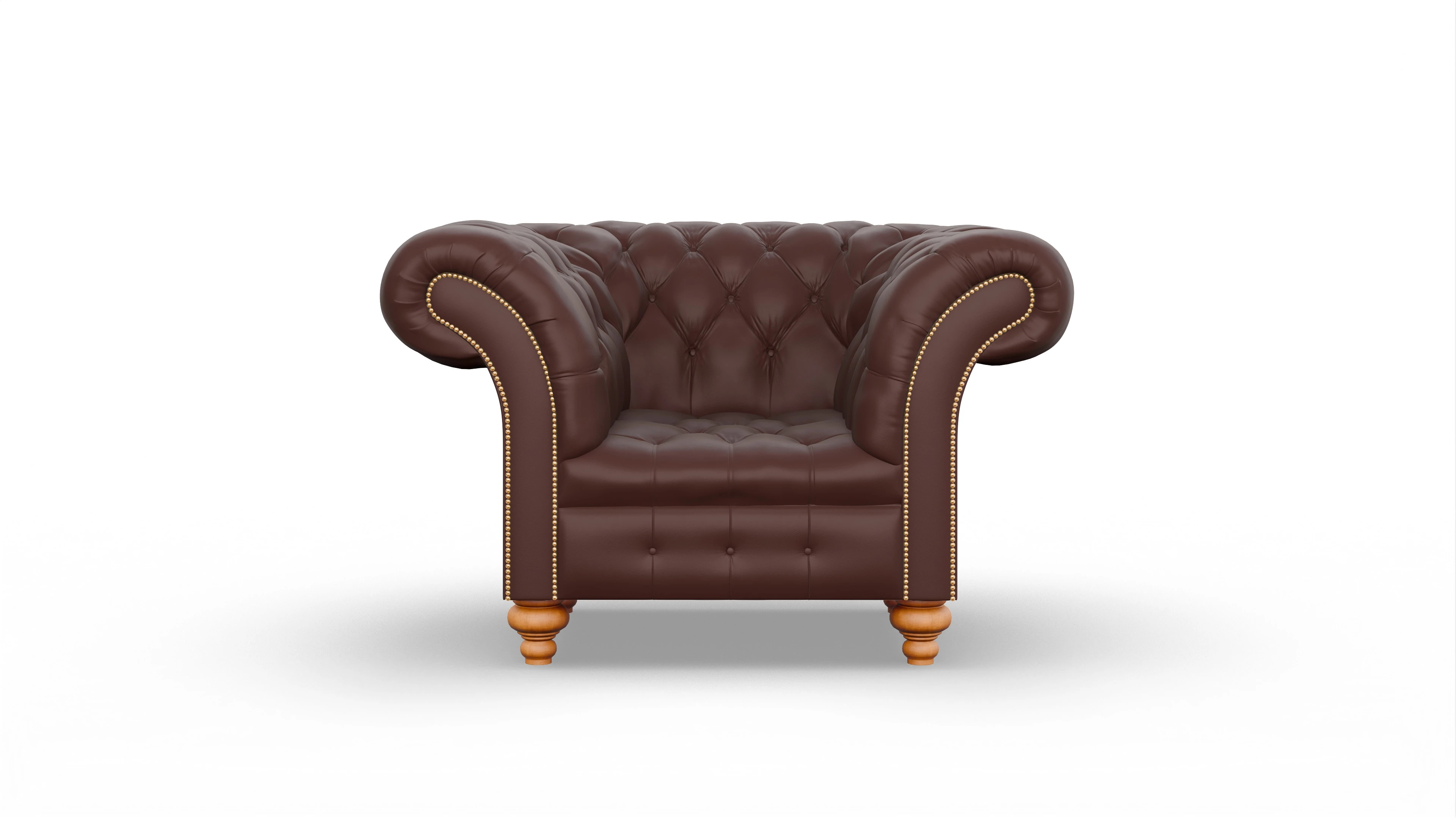 Ansicht des Produktes Mayfair Sessel in Leder braun