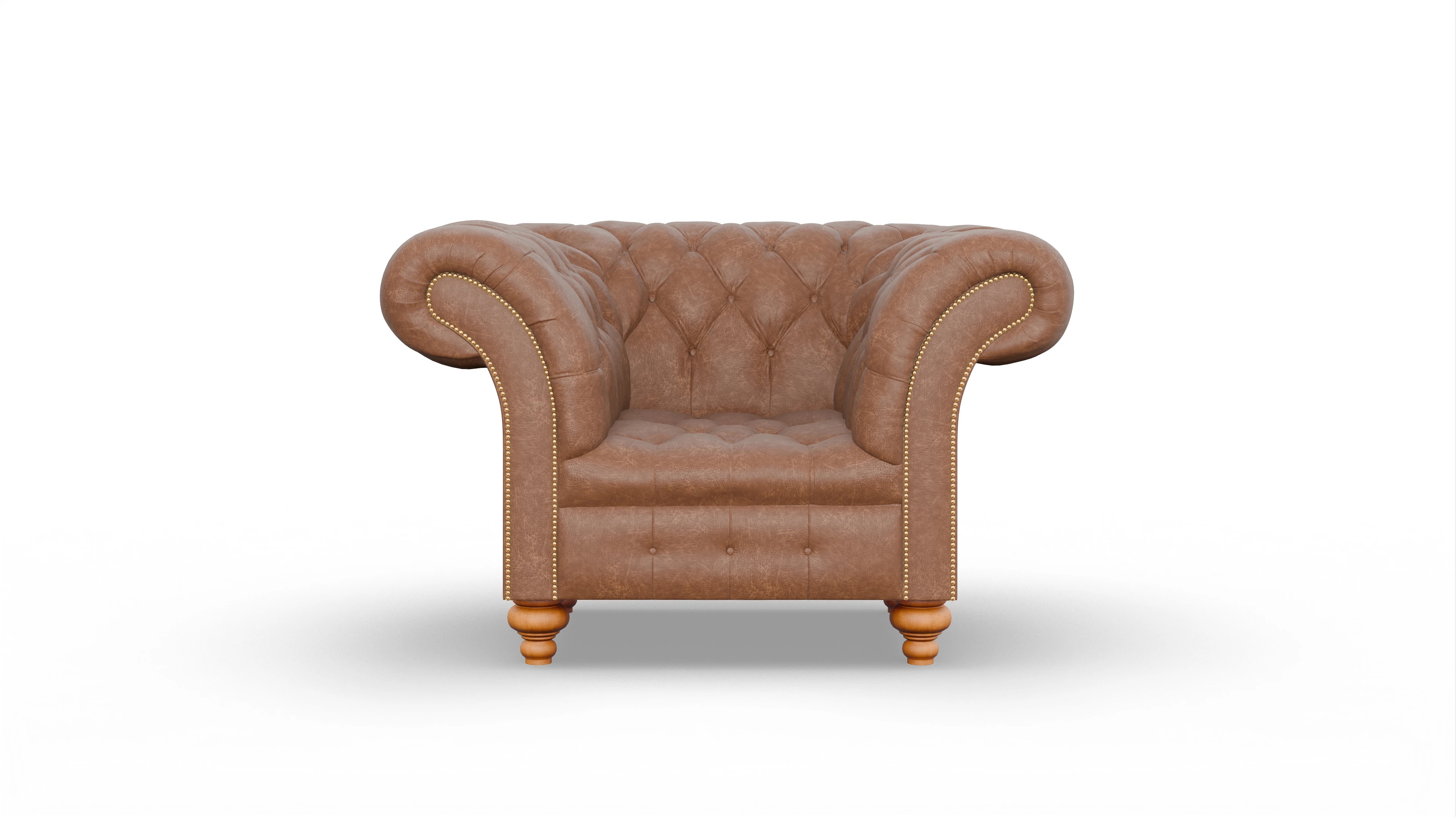 Ansicht des Produktes Mayfair Sessel in Leder braun