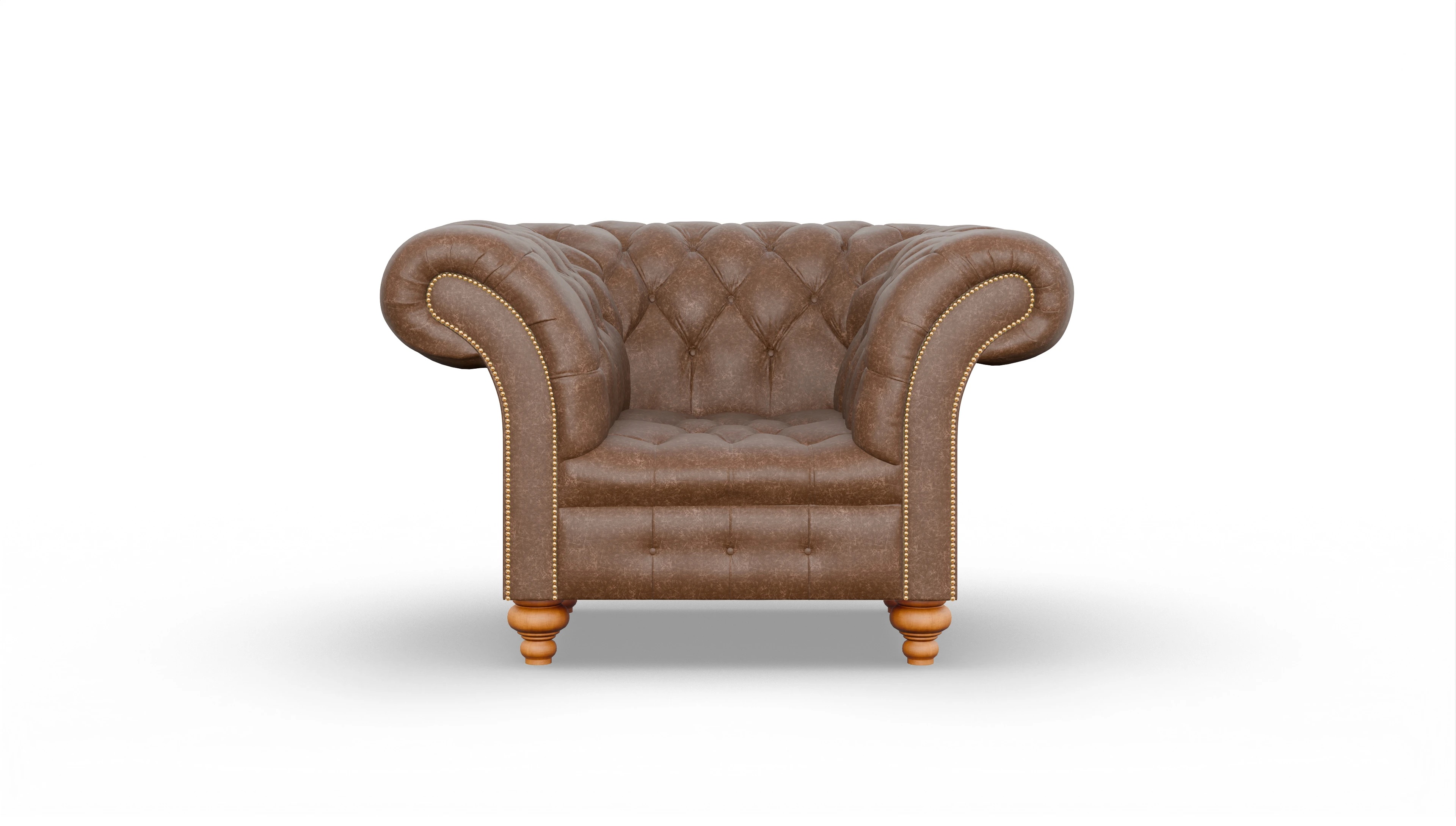 Ansicht des Produktes Mayfair Sessel in Leder braun