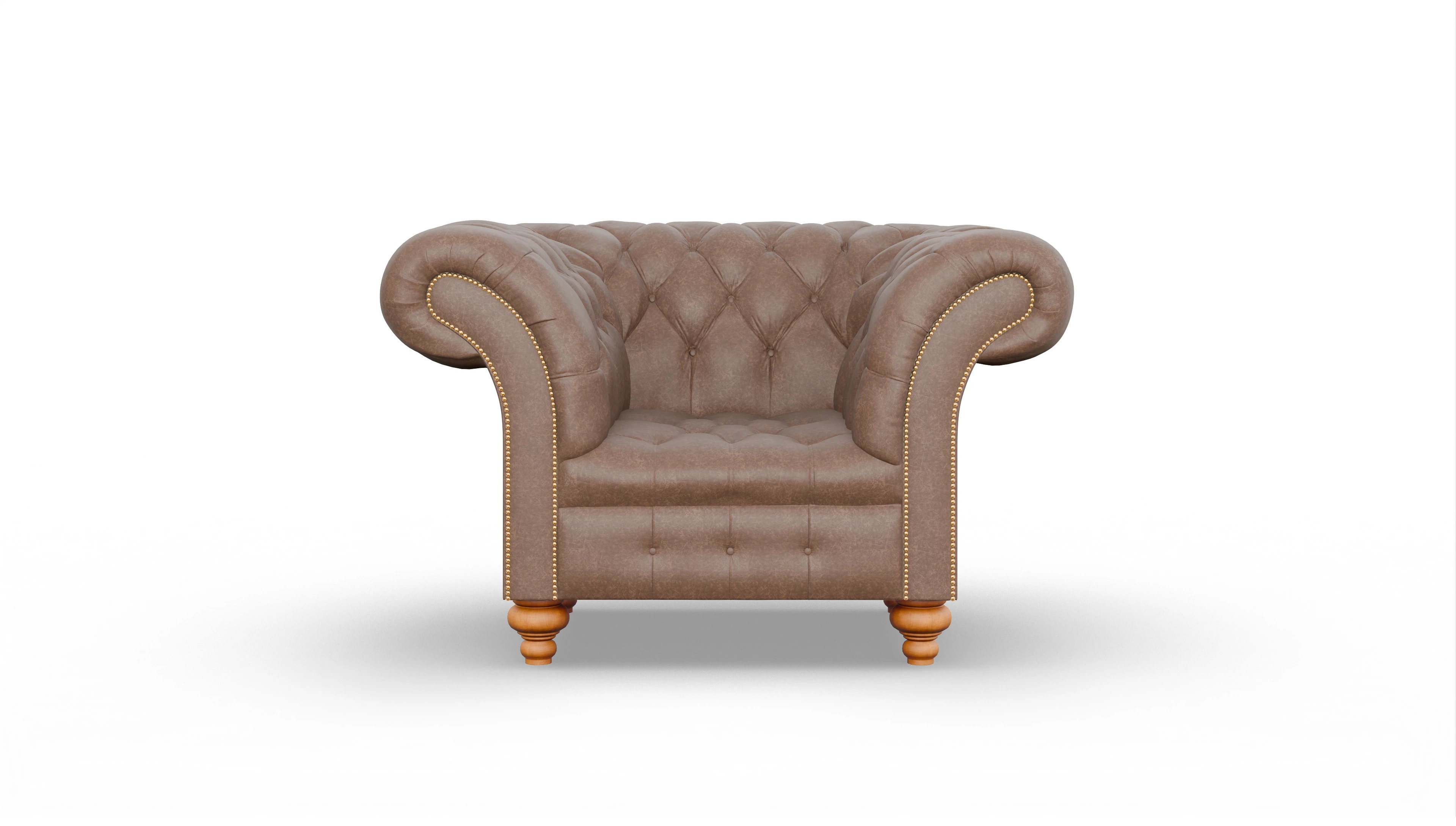 Ansicht des Produktes Mayfair Sessel in Leder braun