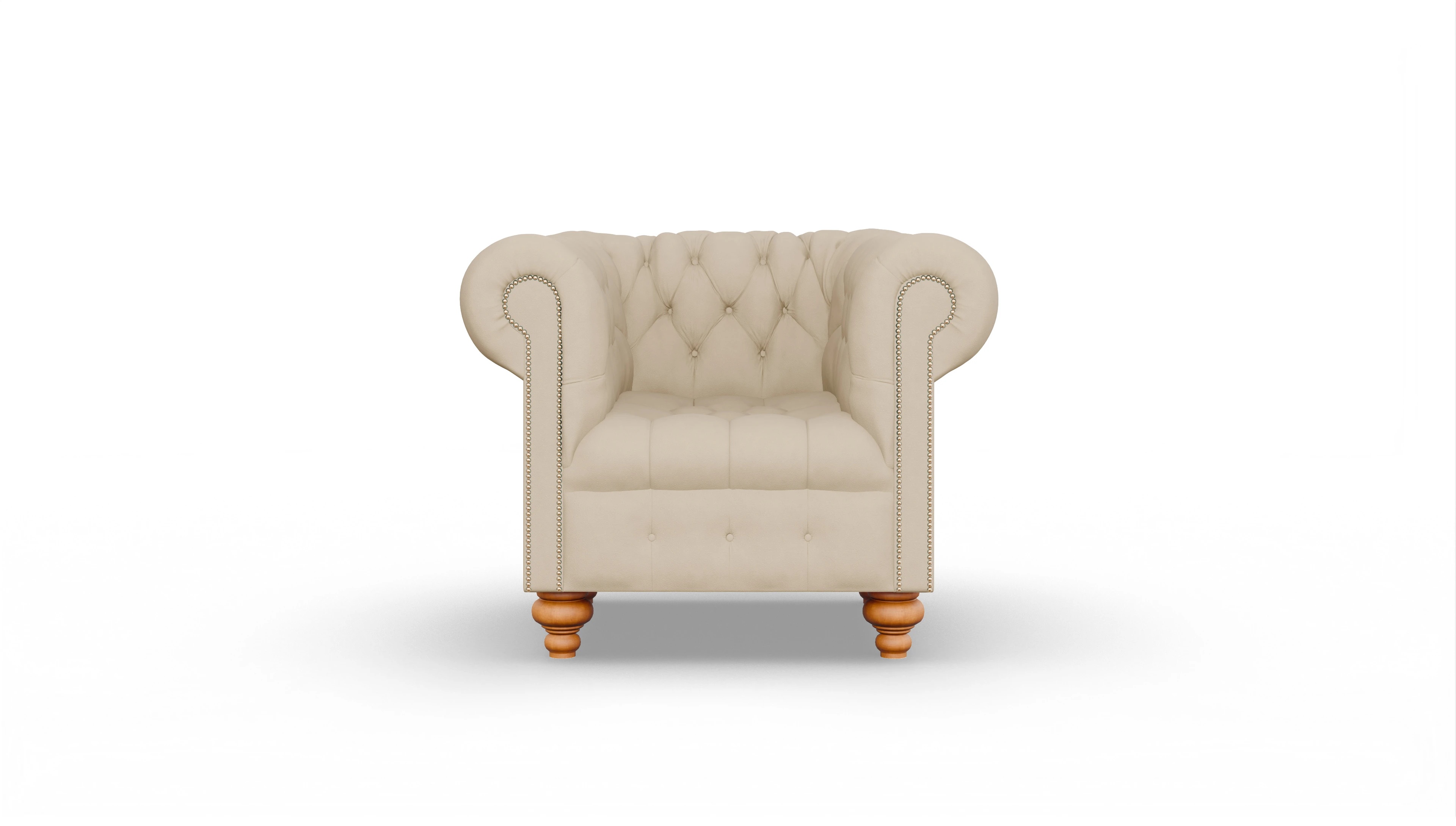Ansicht des Produktes Liberty Sessel in Leder beige