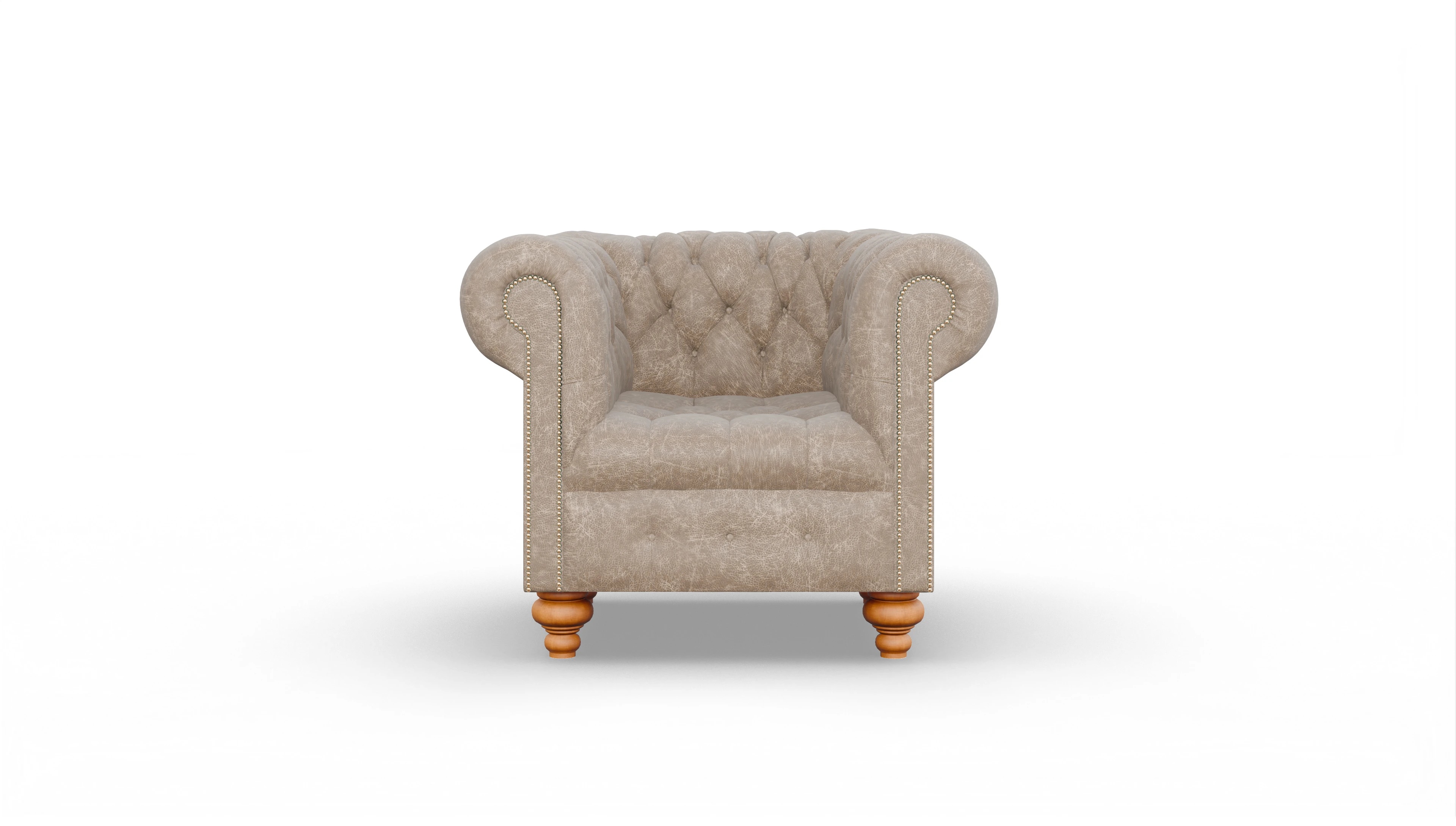 Ansicht des Produktes Liberty Sessel in Leder beige