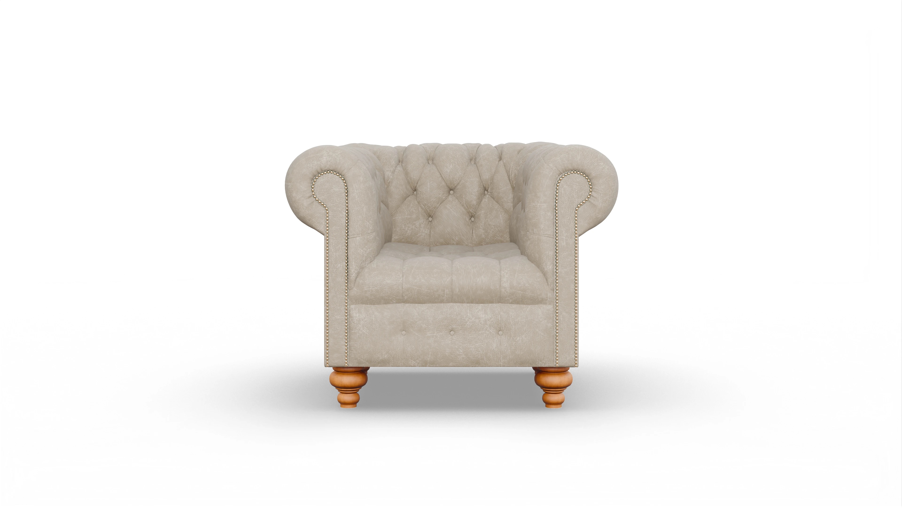 Ansicht des Produktes Liberty Sessel in Leder beige