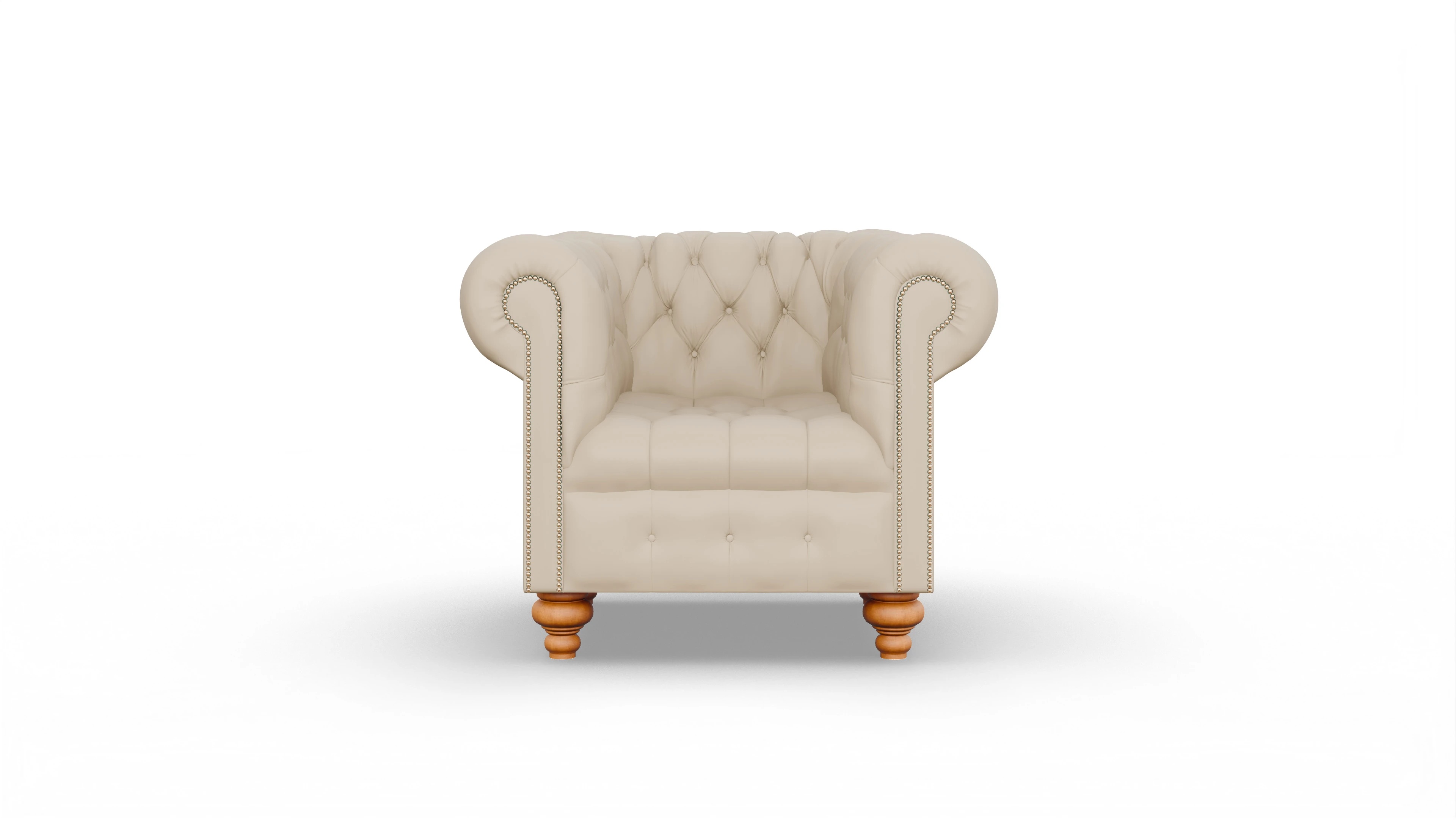 Ansicht des Produktes Liberty Sessel in Leder beige