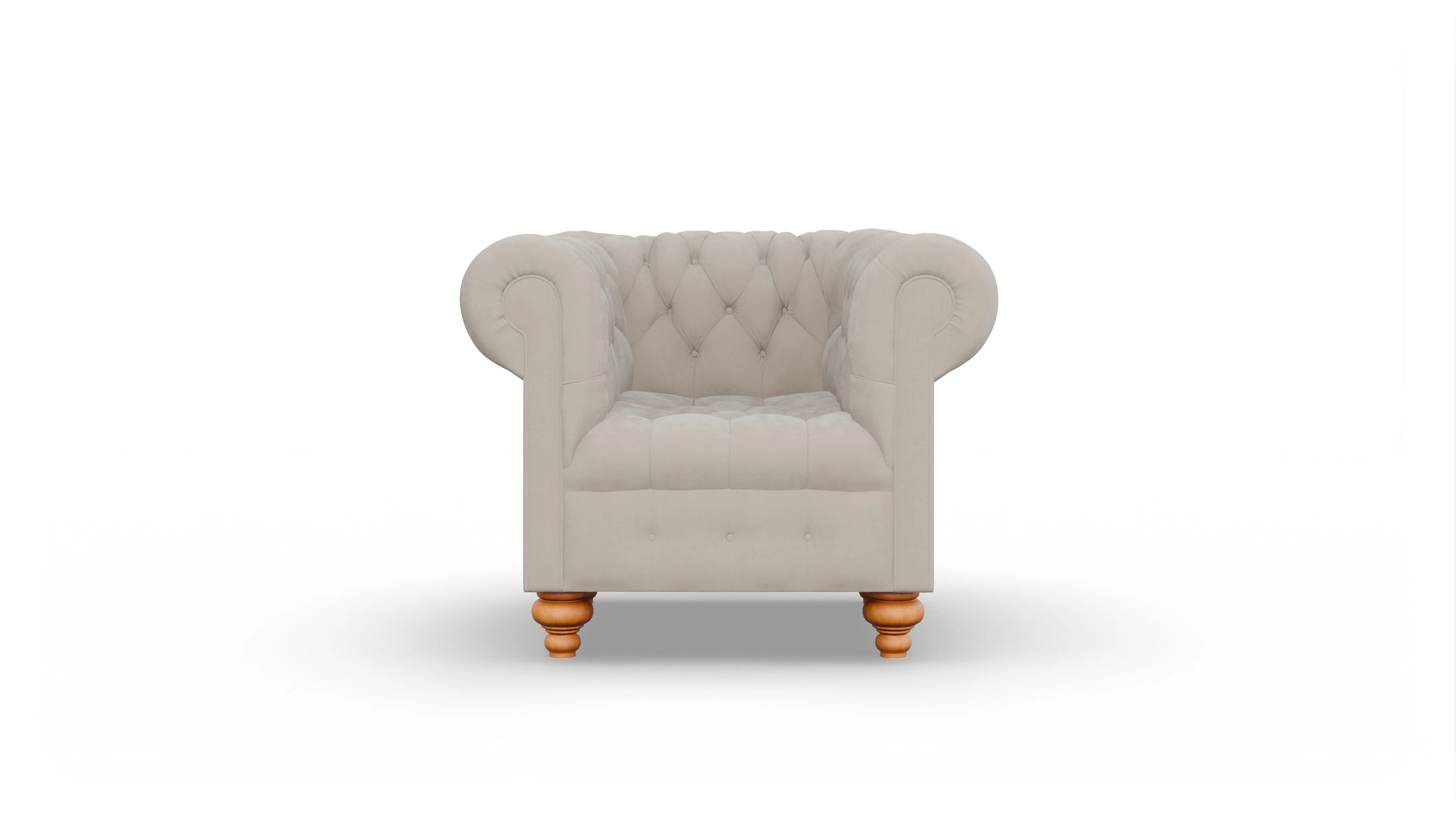 Ansicht des Produktes Liberty Sessel in Samt beige