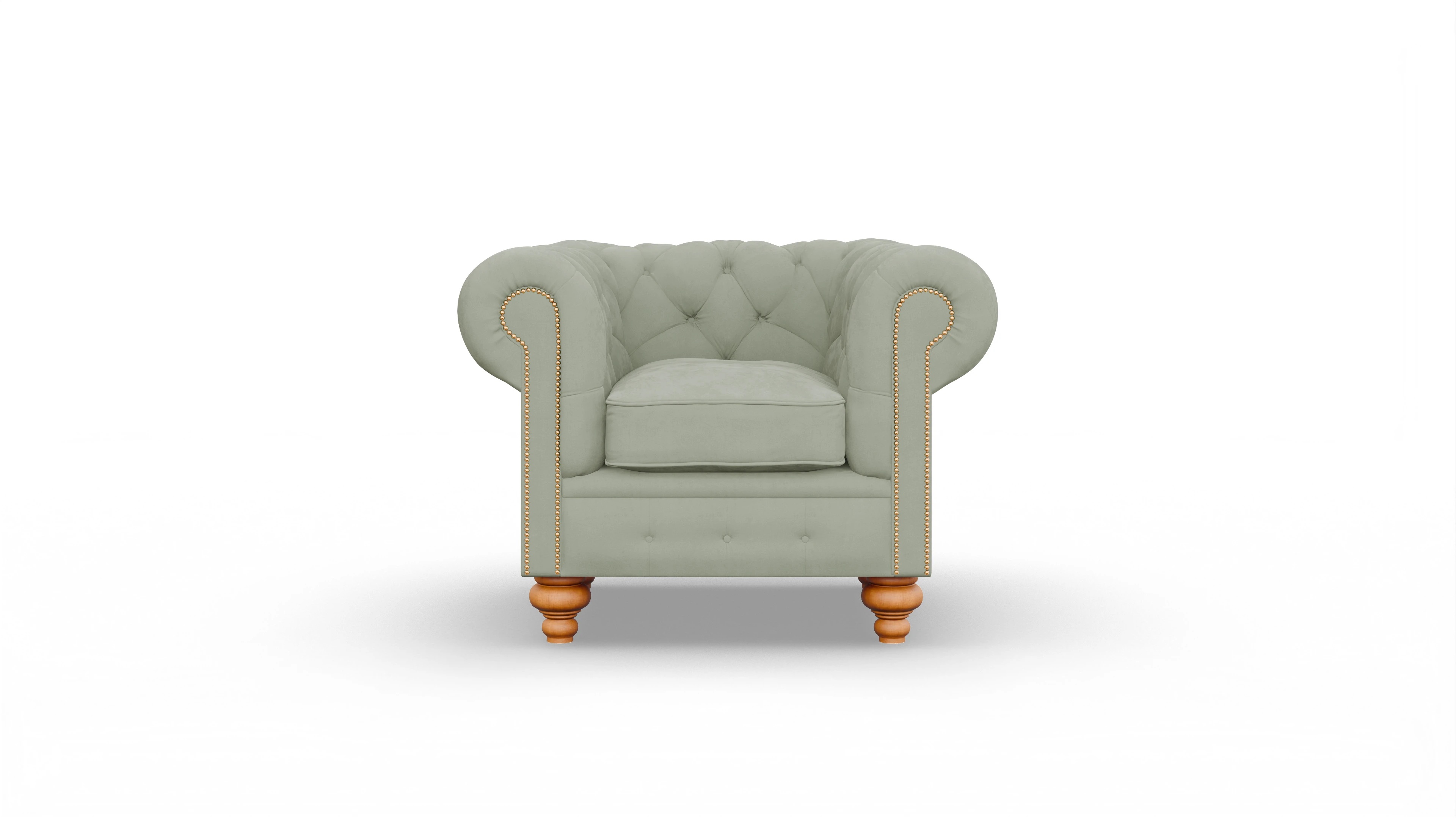 Ansicht des Produktes Trafalgar Sessel in Samt grün