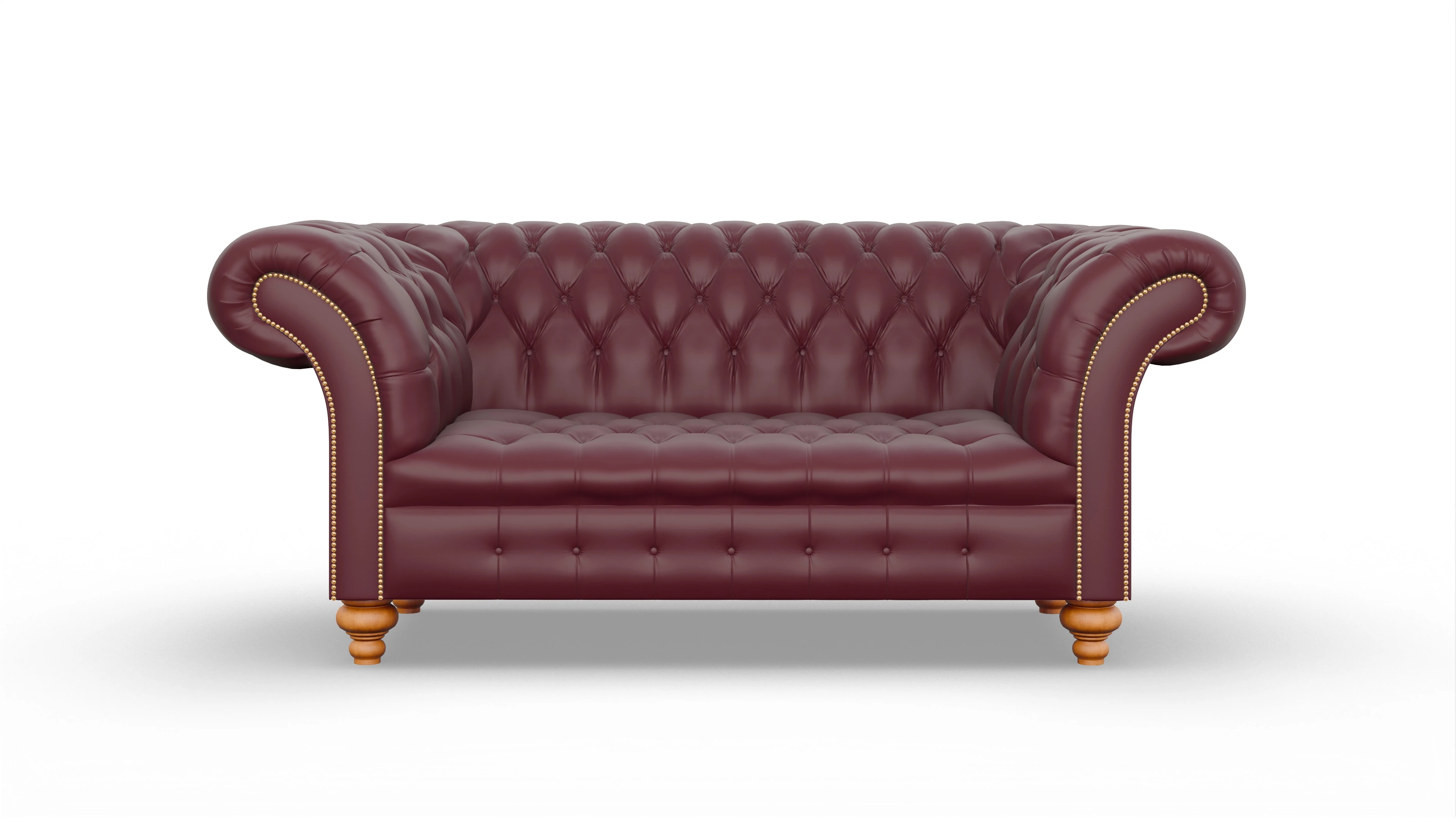 Ansicht des Produktes Mayfair 2-Sitzer in Leder rot