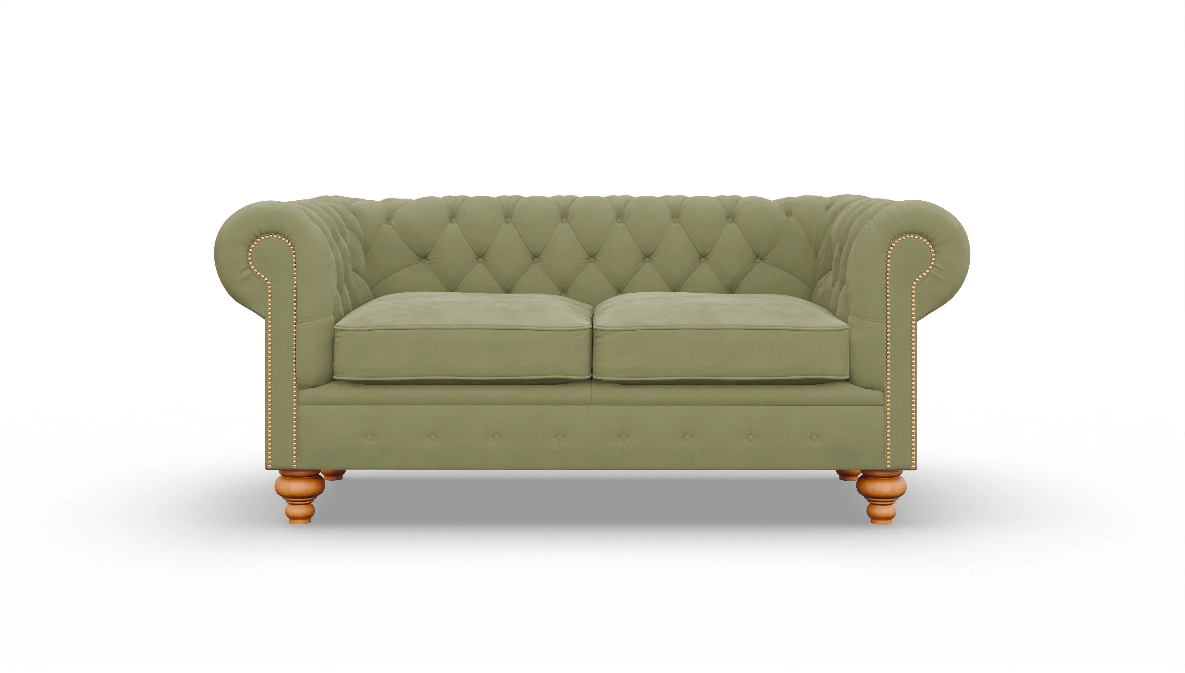 Ansicht des Produktes Trafalgar 2,5-Sitzer in Samt grün