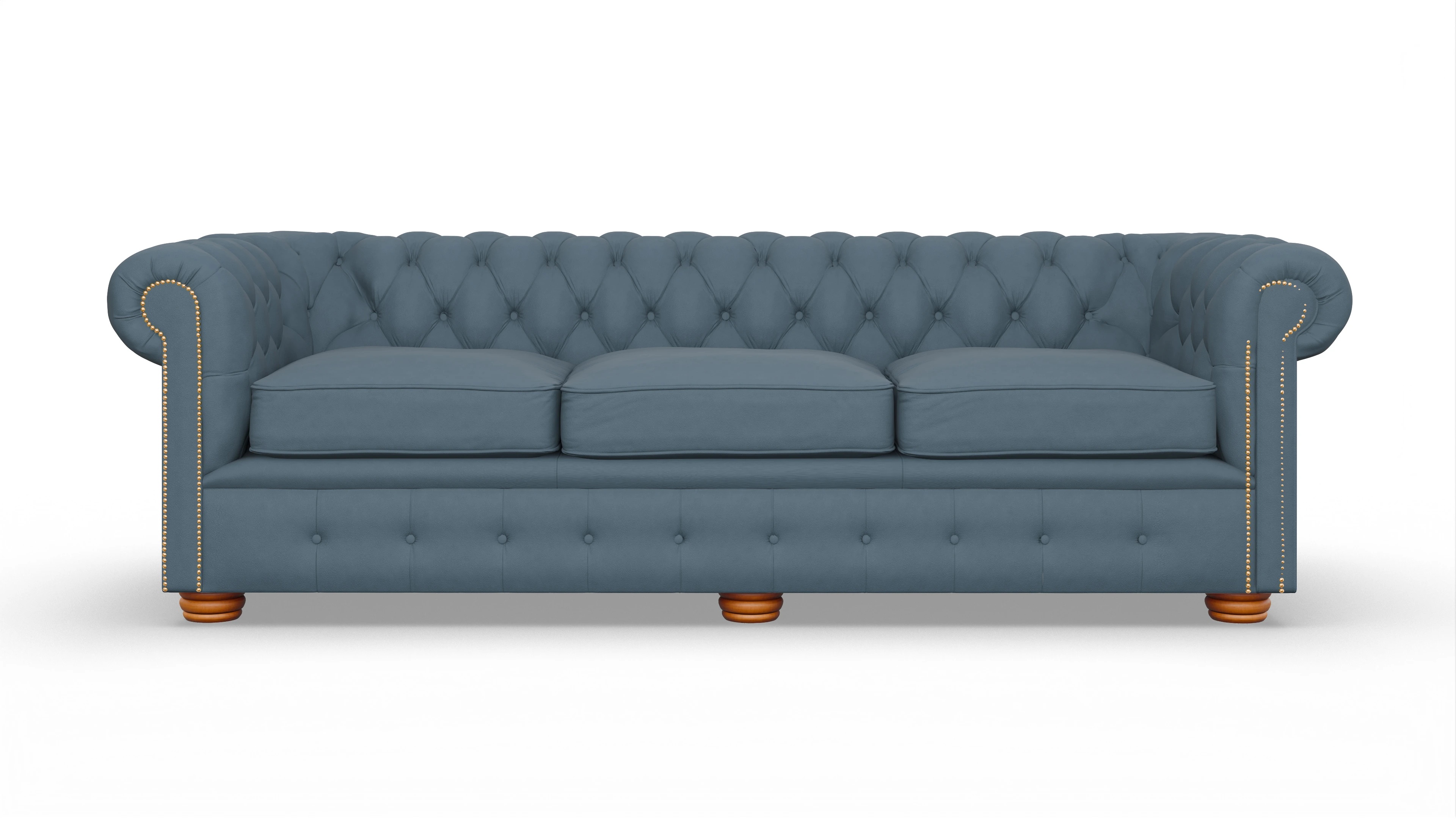 Ansicht des Produktes Carnaby 4-Sitzer in Leder blau
