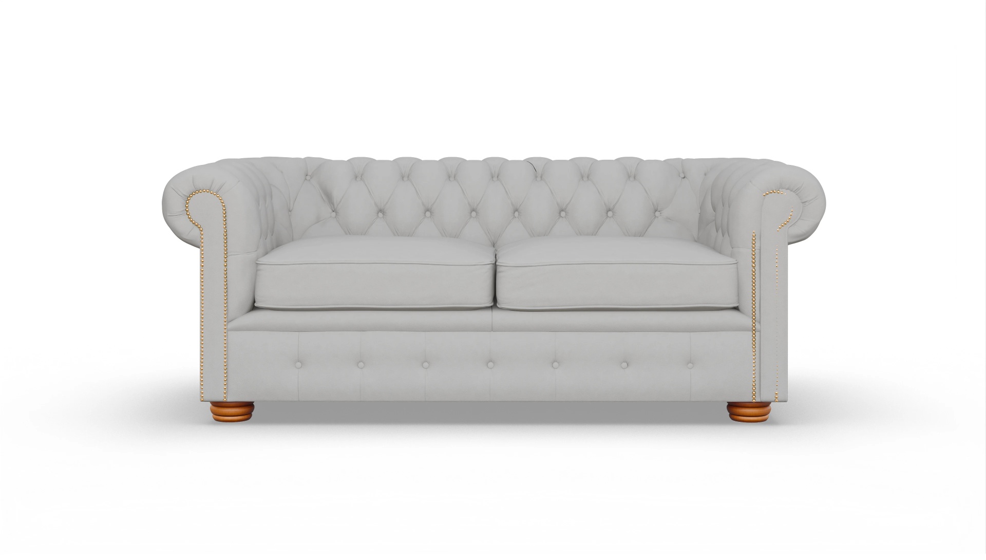 Chesterfield Sofa Carnaby Ansicht des Produktes Carnaby 2,5-Sitzer in Leder weiß