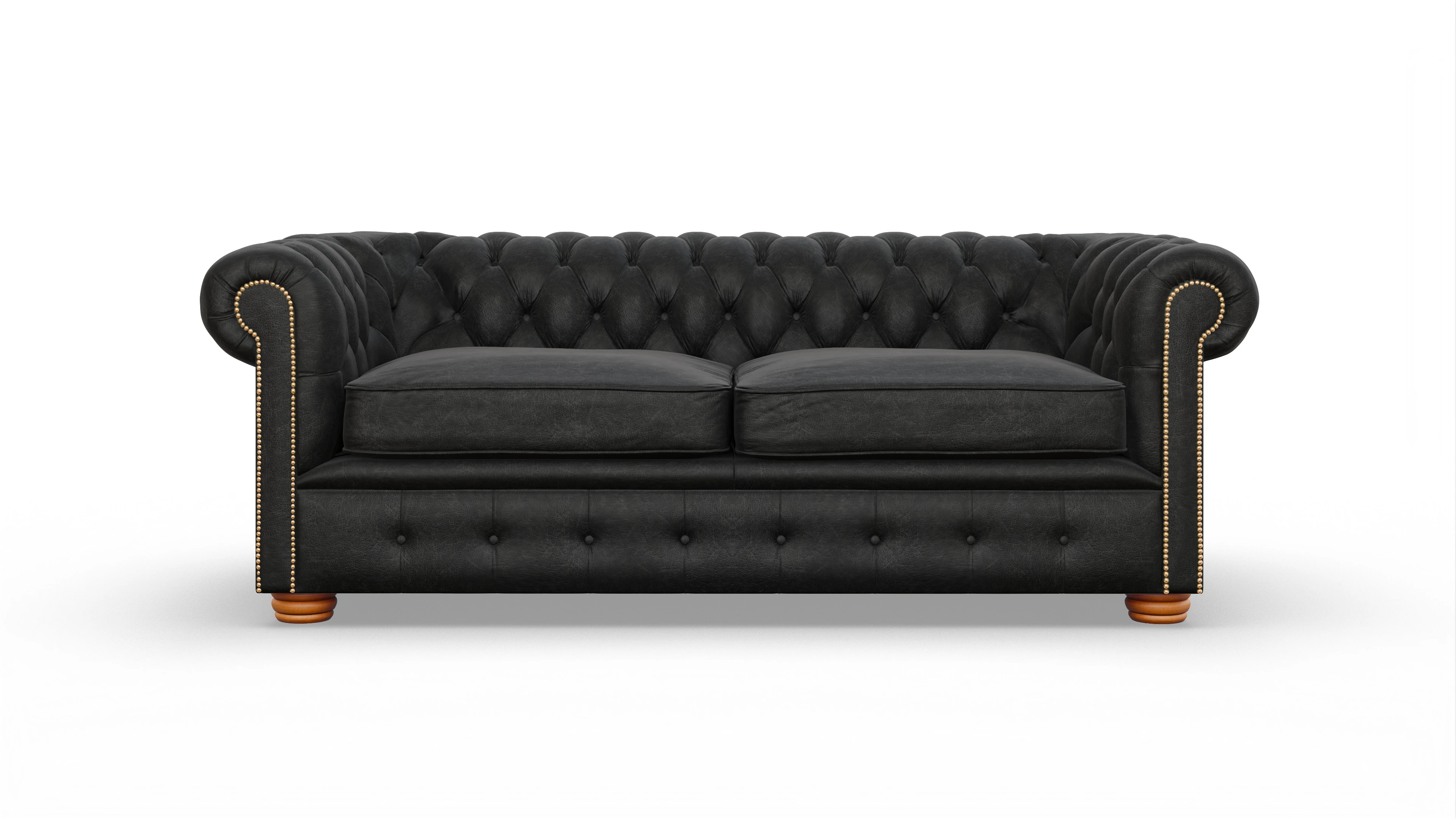 Ansicht des Produktes Carnaby 3-Sitzer in Leder schwarz