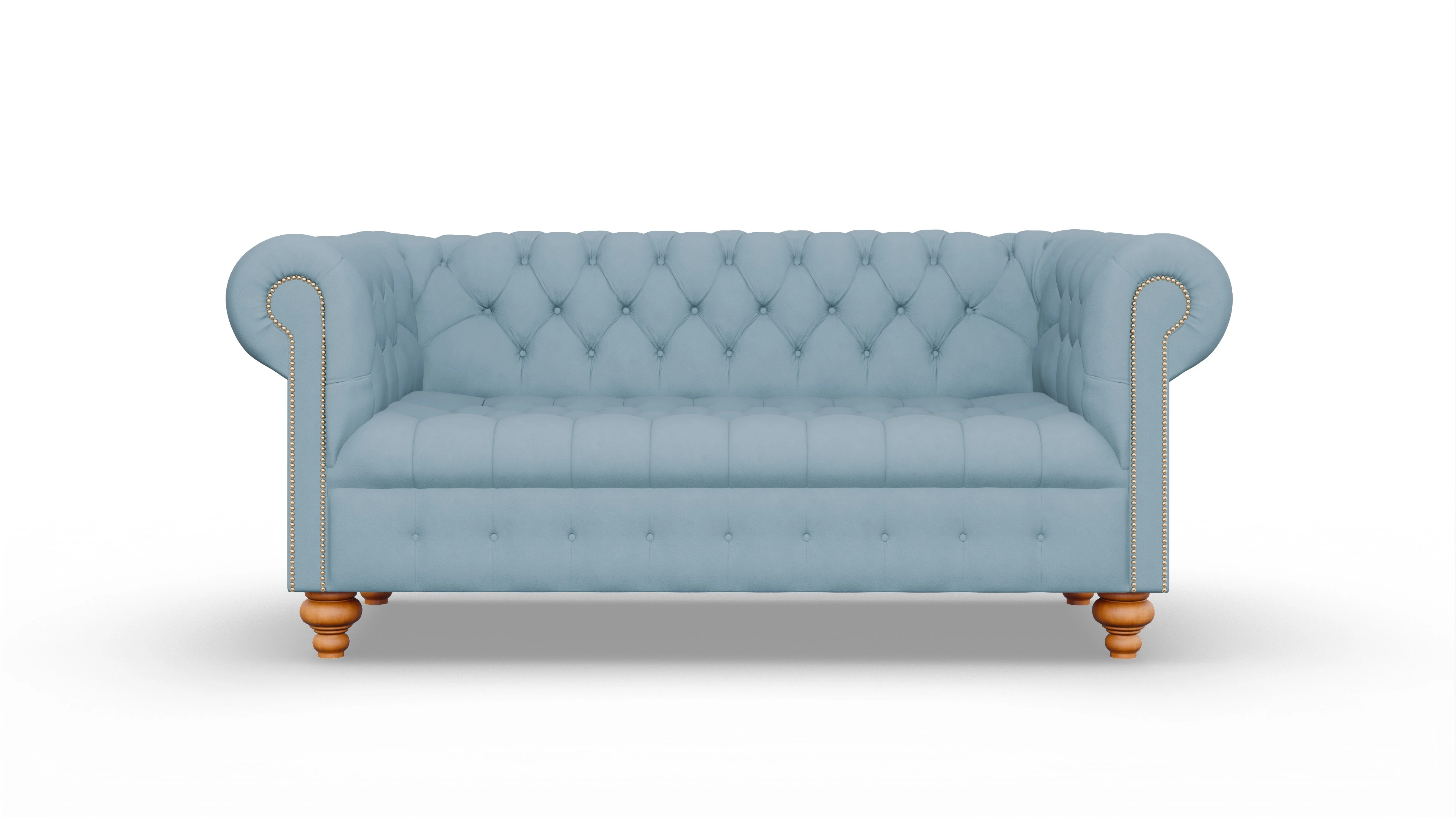Ansicht des Produktes Liberty 3-Sitzer in Leder blau