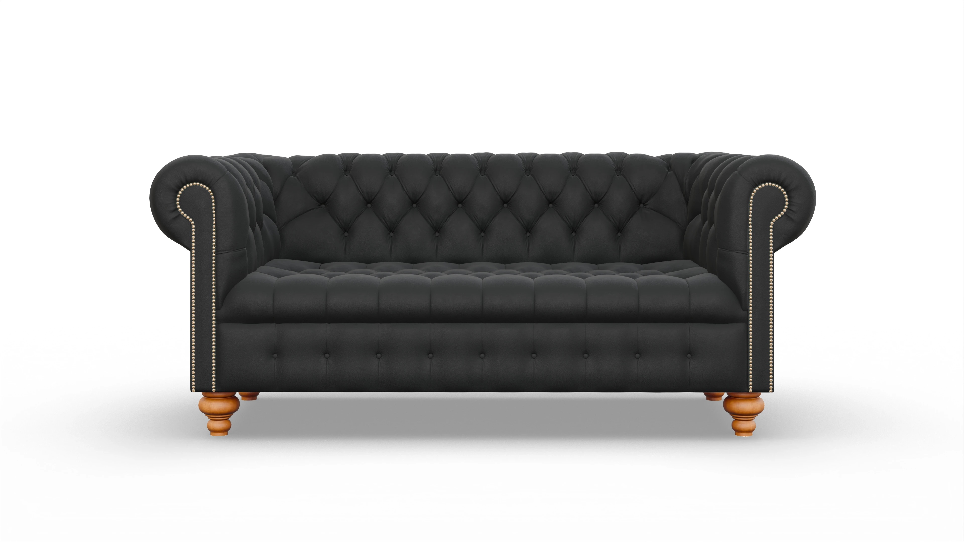 Ansicht des Produktes Liberty 3-Sitzer in Leder schwarz