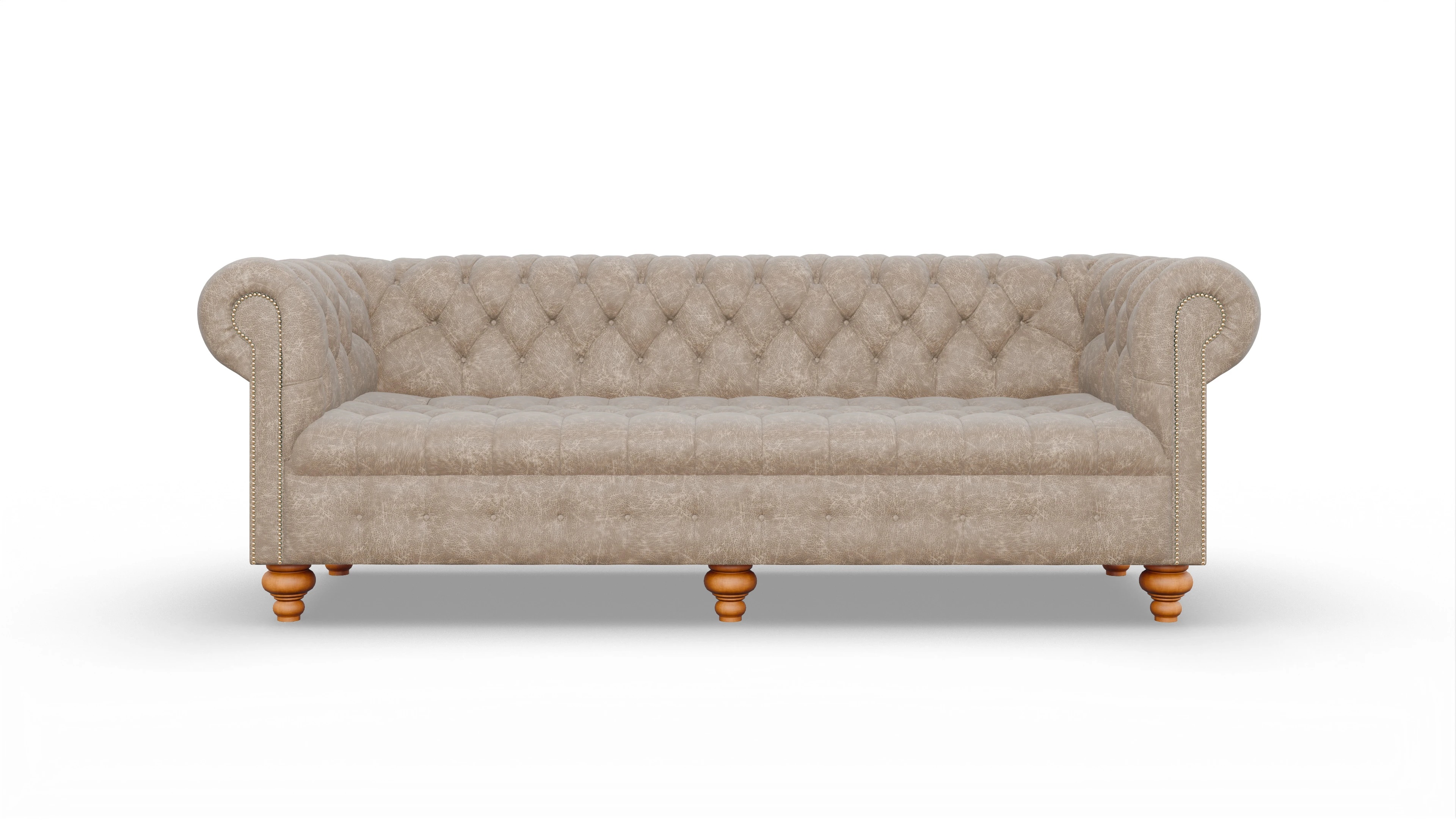 Ansicht des Produktes Liberty 4-Sitzer in Leder beige