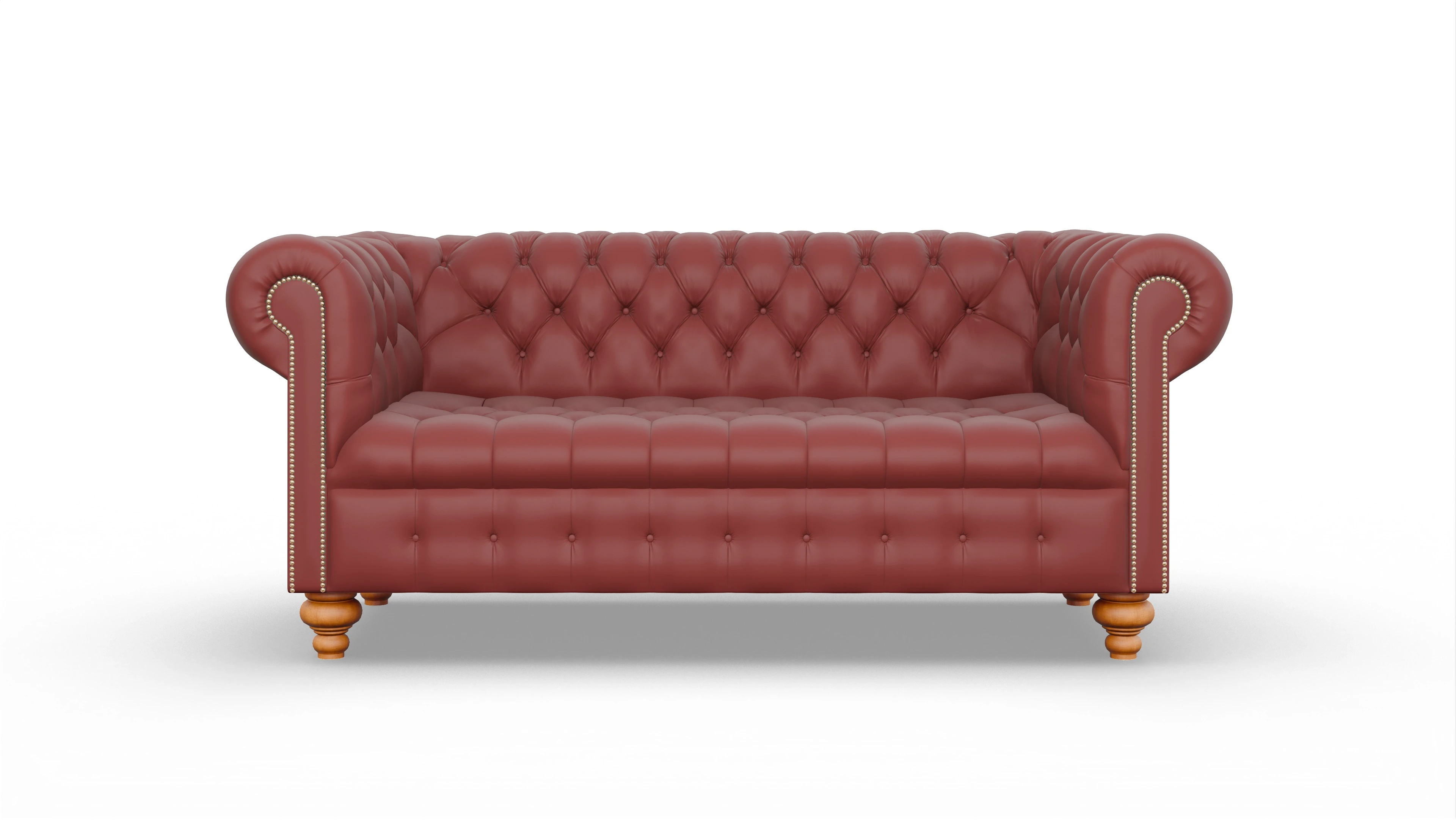 Ansicht des Produktes Liberty 3-Sitzer in Leder rot