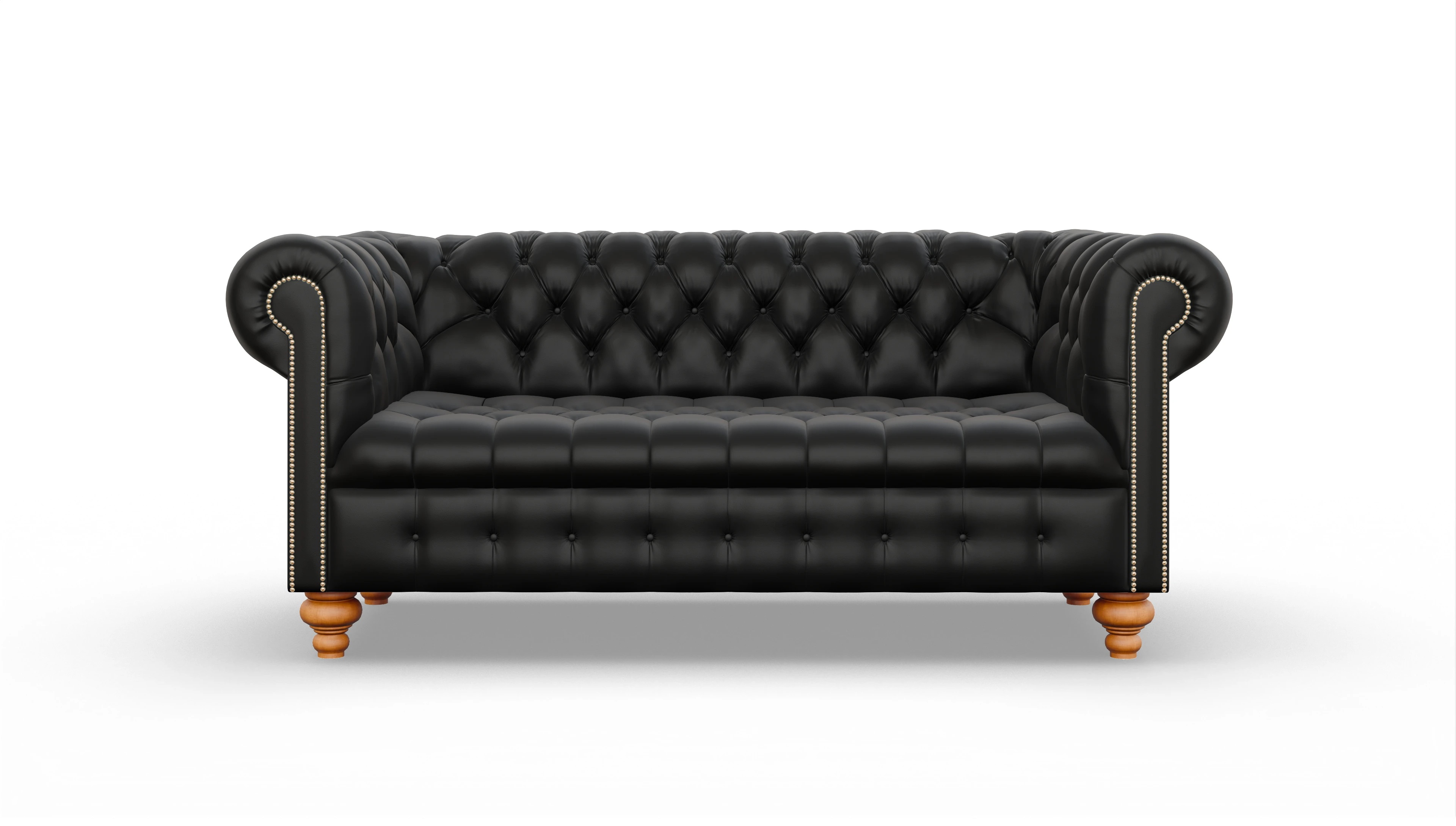 Ansicht des Produktes Liberty 3-Sitzer in Leder schwarz