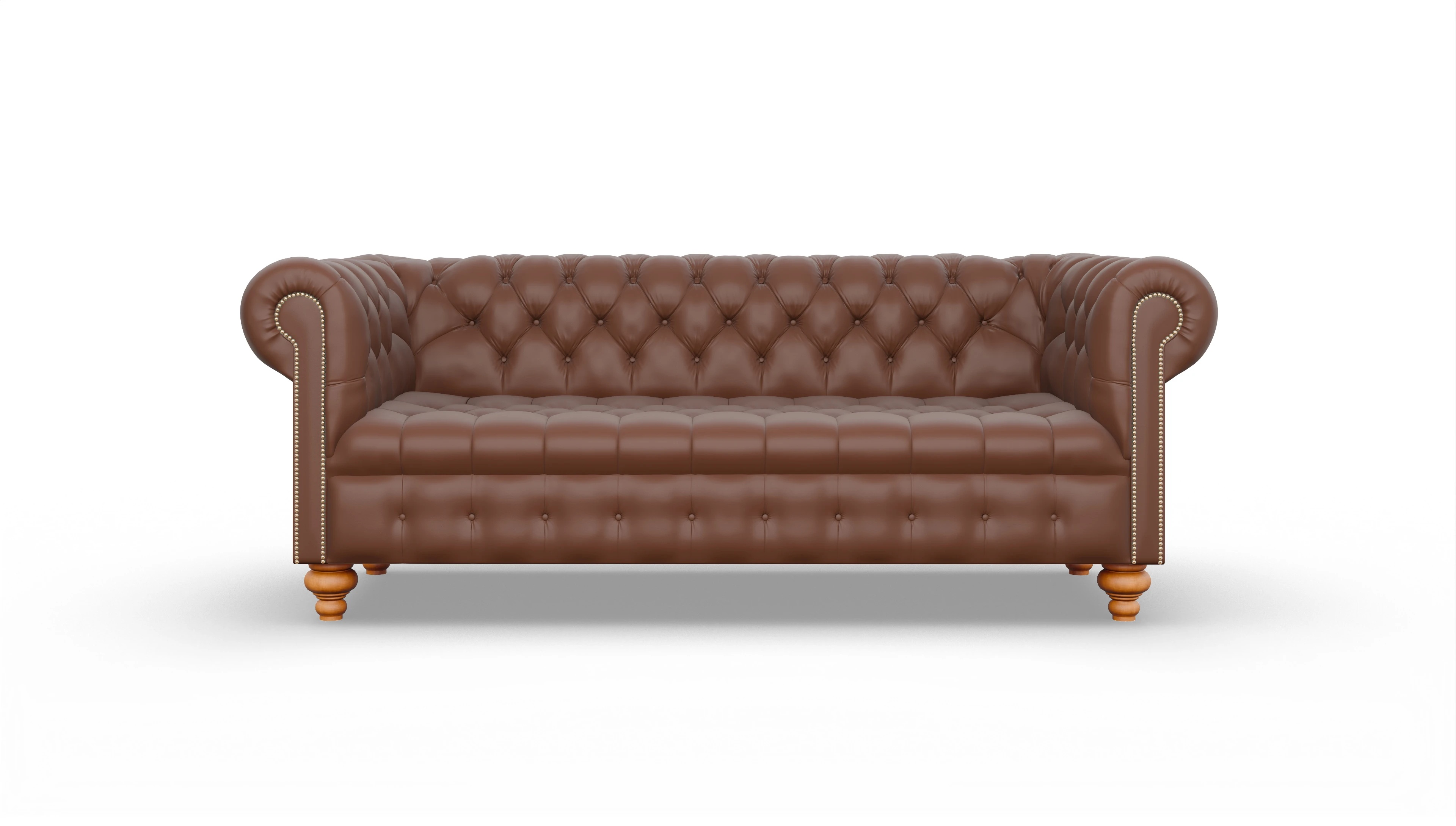 Ansicht des Produktes Liberty 3,5-Sitzer in Leder braun