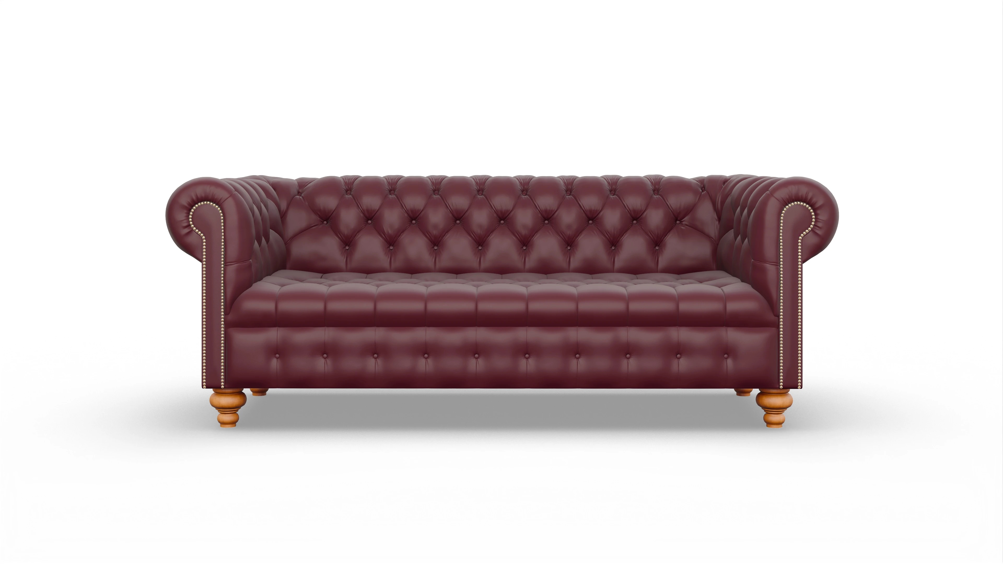 Ansicht des Produktes Liberty 3,5-Sitzer in Leder rot
