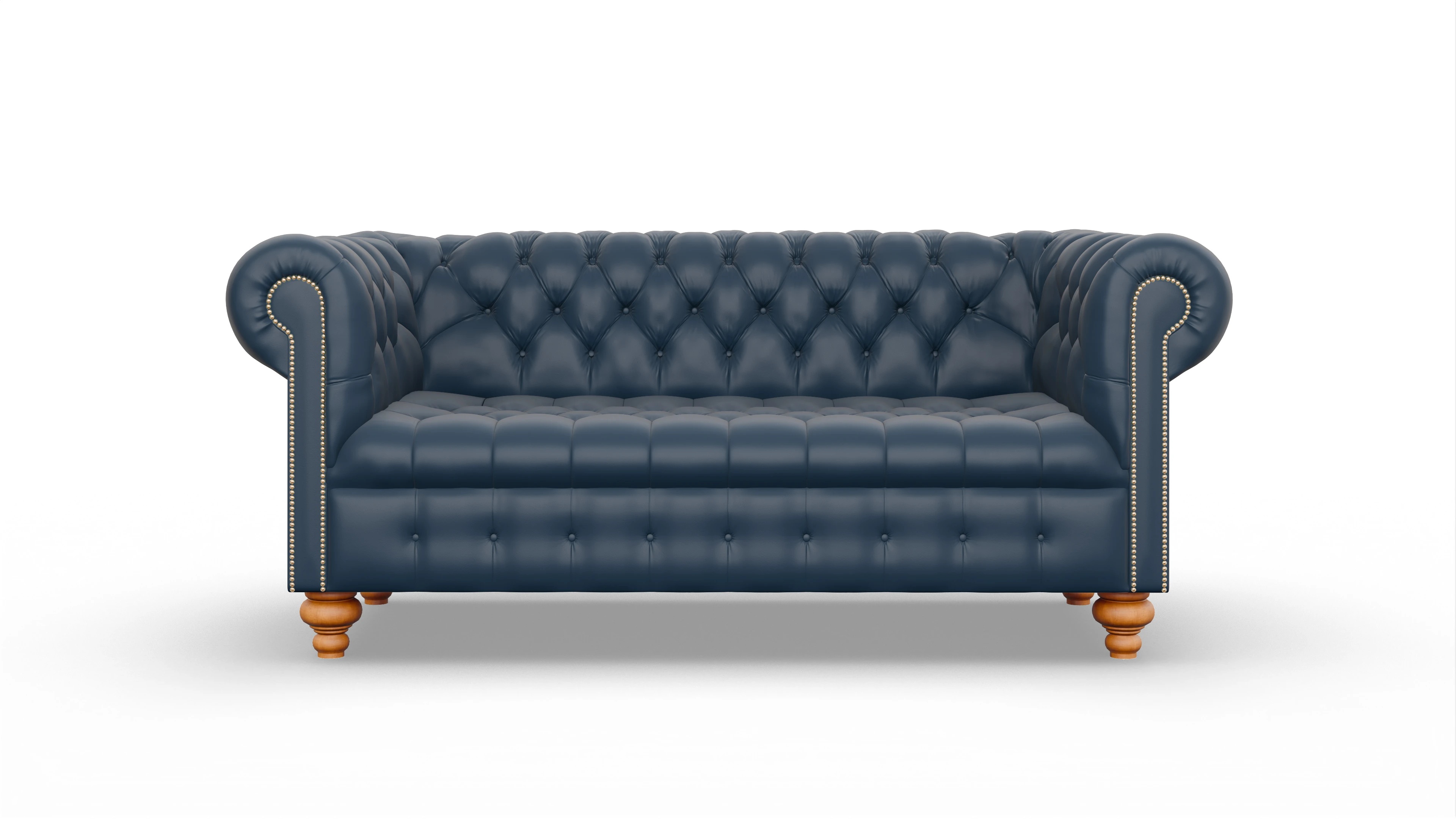 Ansicht des Produktes Liberty 3-Sitzer in Leder blau