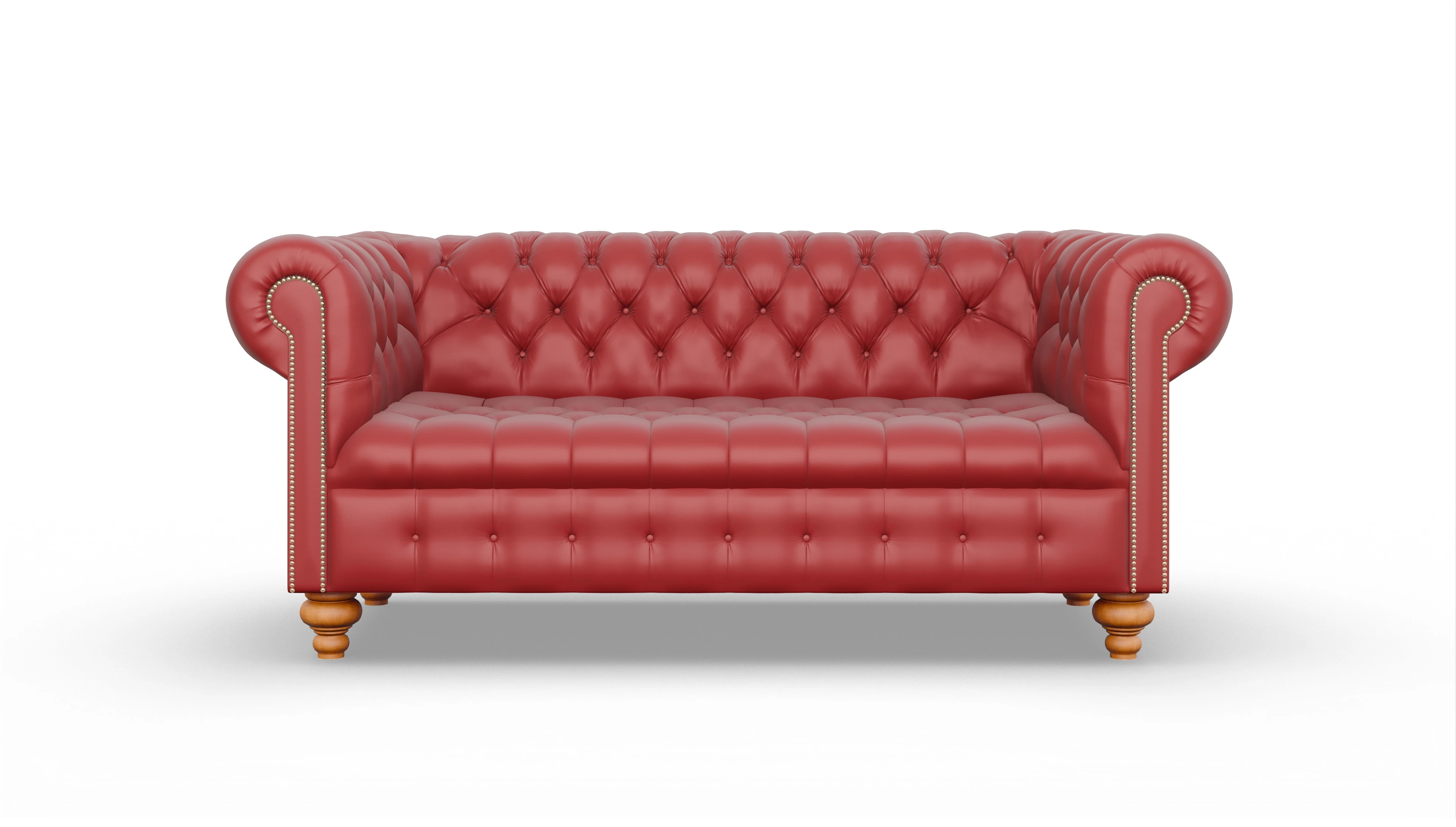 Ansicht des Produktes Liberty 3-Sitzer in Leder rot