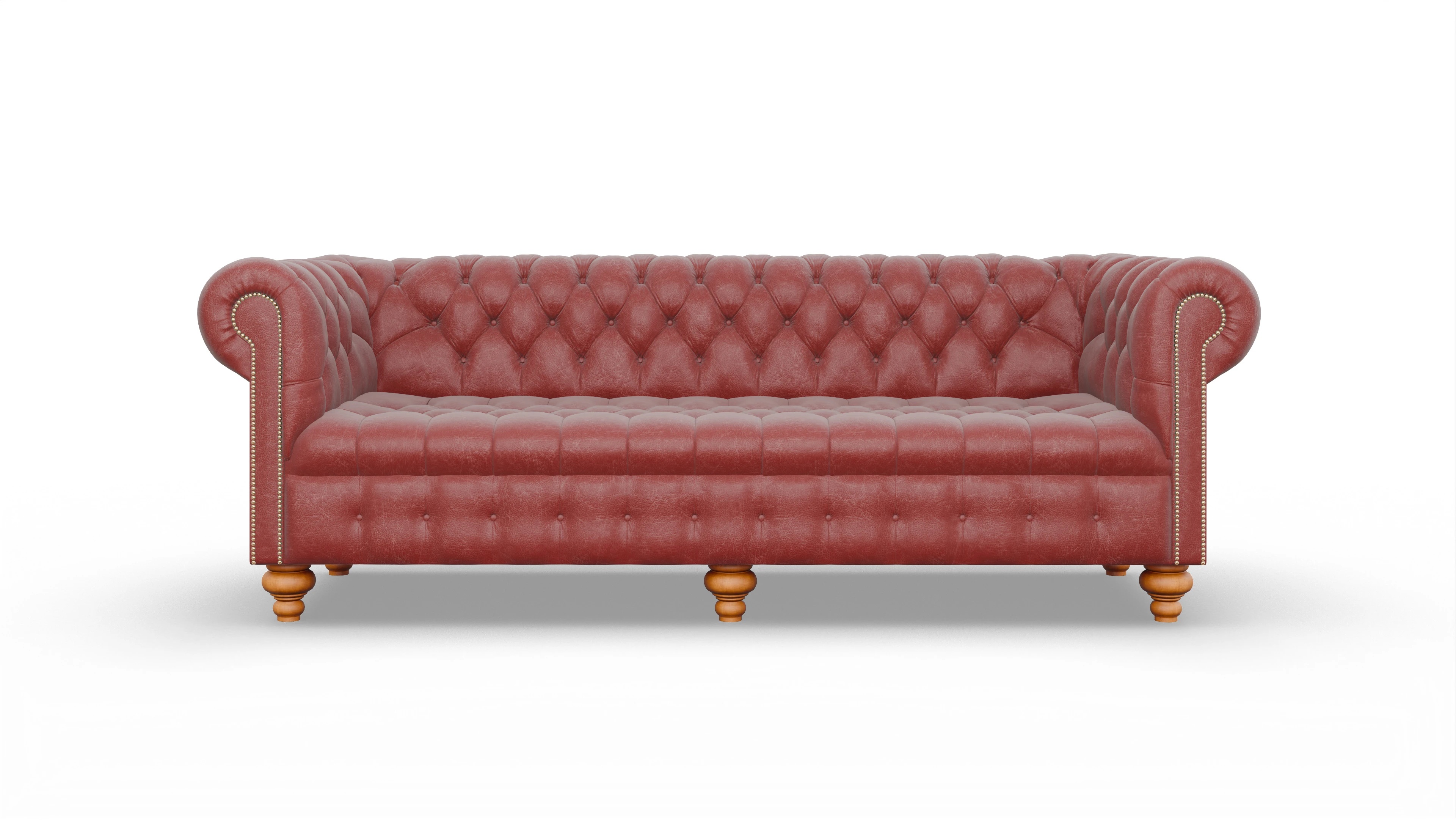 Ansicht des Produktes Liberty 4-Sitzer in Leder rot