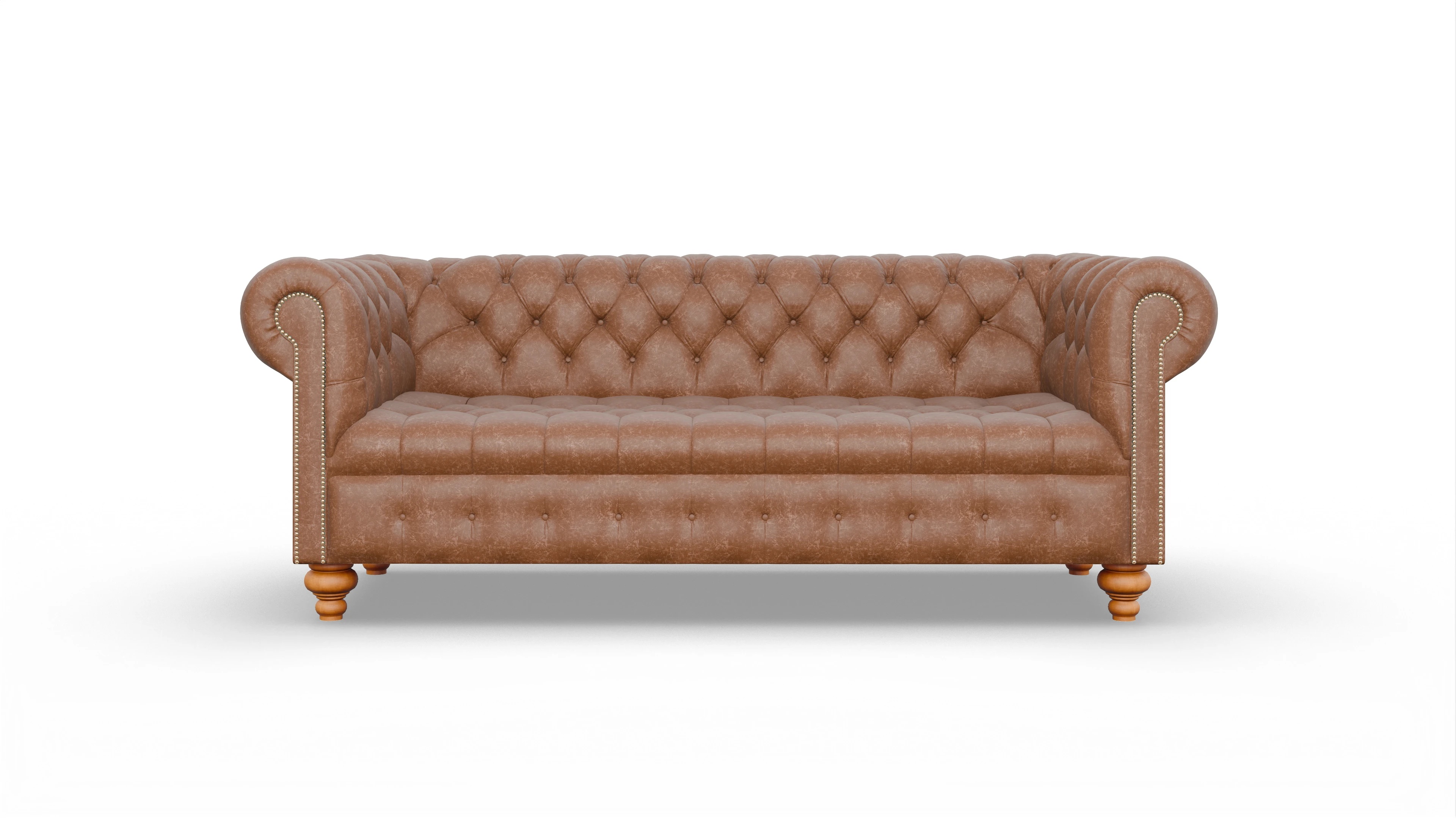 Ansicht des Produktes Liberty 3,5-Sitzer in Leder braun