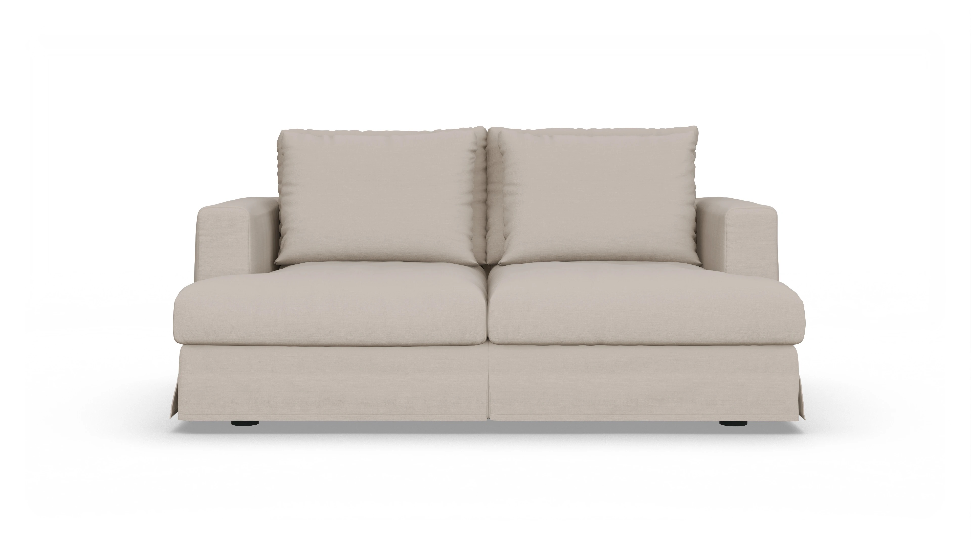 Hussen Schlafsofa Pittori Stoff beige