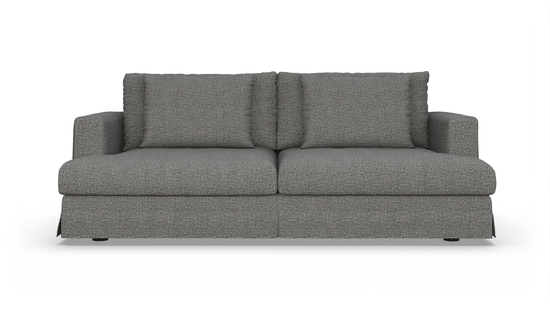 Ansicht des Produktes Pittori 3-Sitzer in Stoff grau