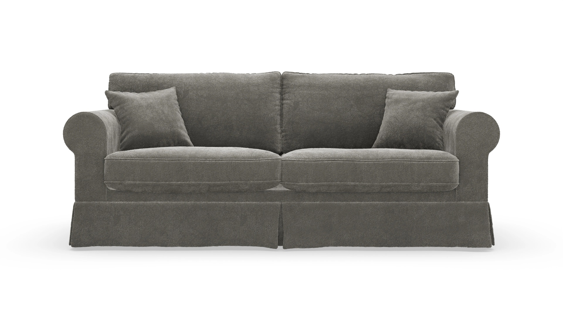 Landhaus-Sofa Park Slope mit Husse Ansicht des Produktes ParkSlope 3-Sitzer in Stoff beige