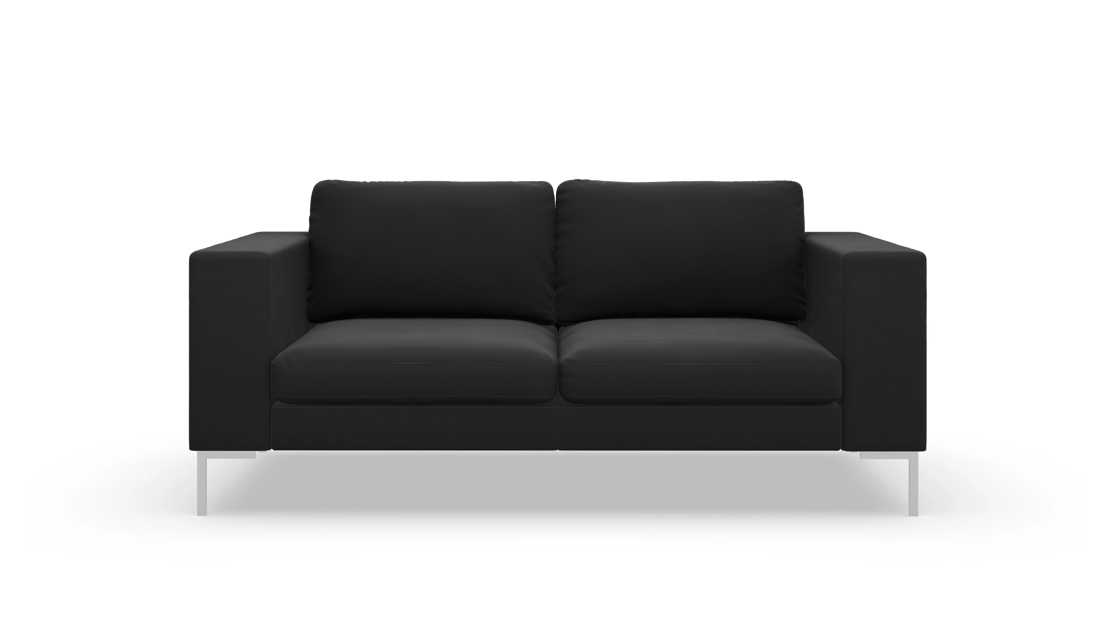 Ansicht des Produktes Paludan 2-Sitzer in Leder schwarz