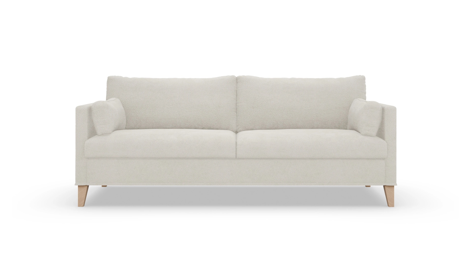 Jensen Hussensofa Ansicht des Produktes Jensen 3-Sitzer in Stoff weiß