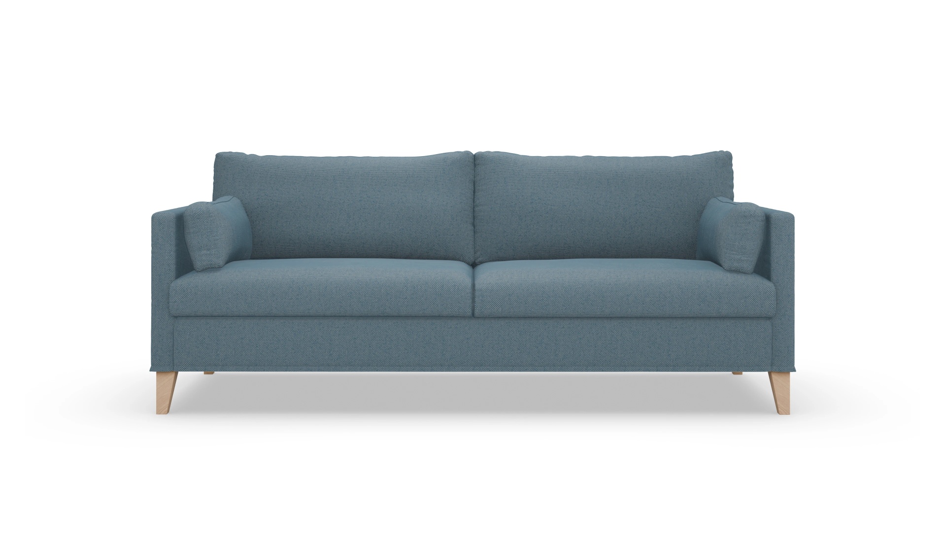 Jensen Hussensofa Ansicht des Produktes Jensen 3-Sitzer in Stoff blau