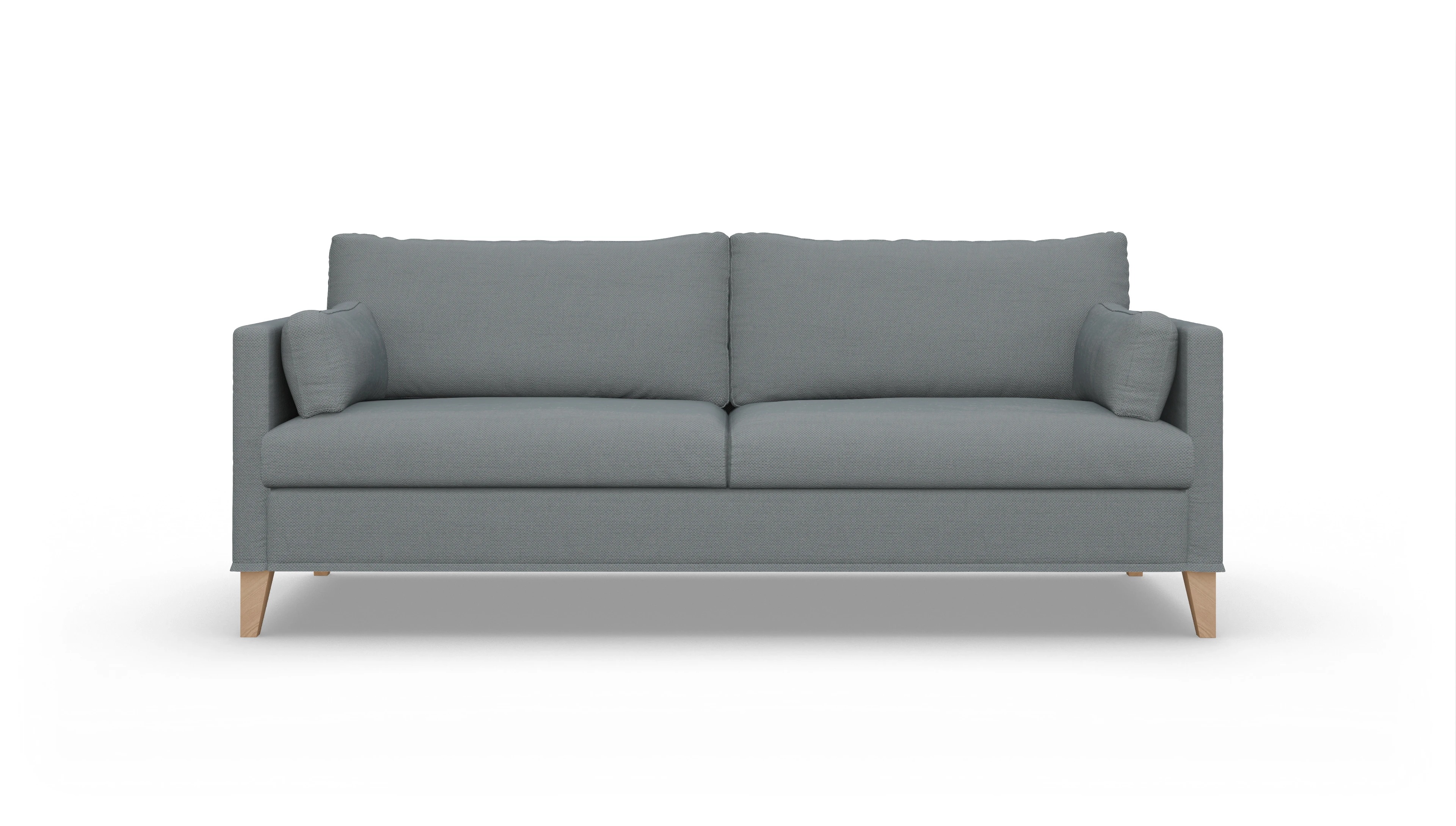 Jensen Hussensofa Ansicht des Produktes Jensen 3-Sitzer in Stoff blau