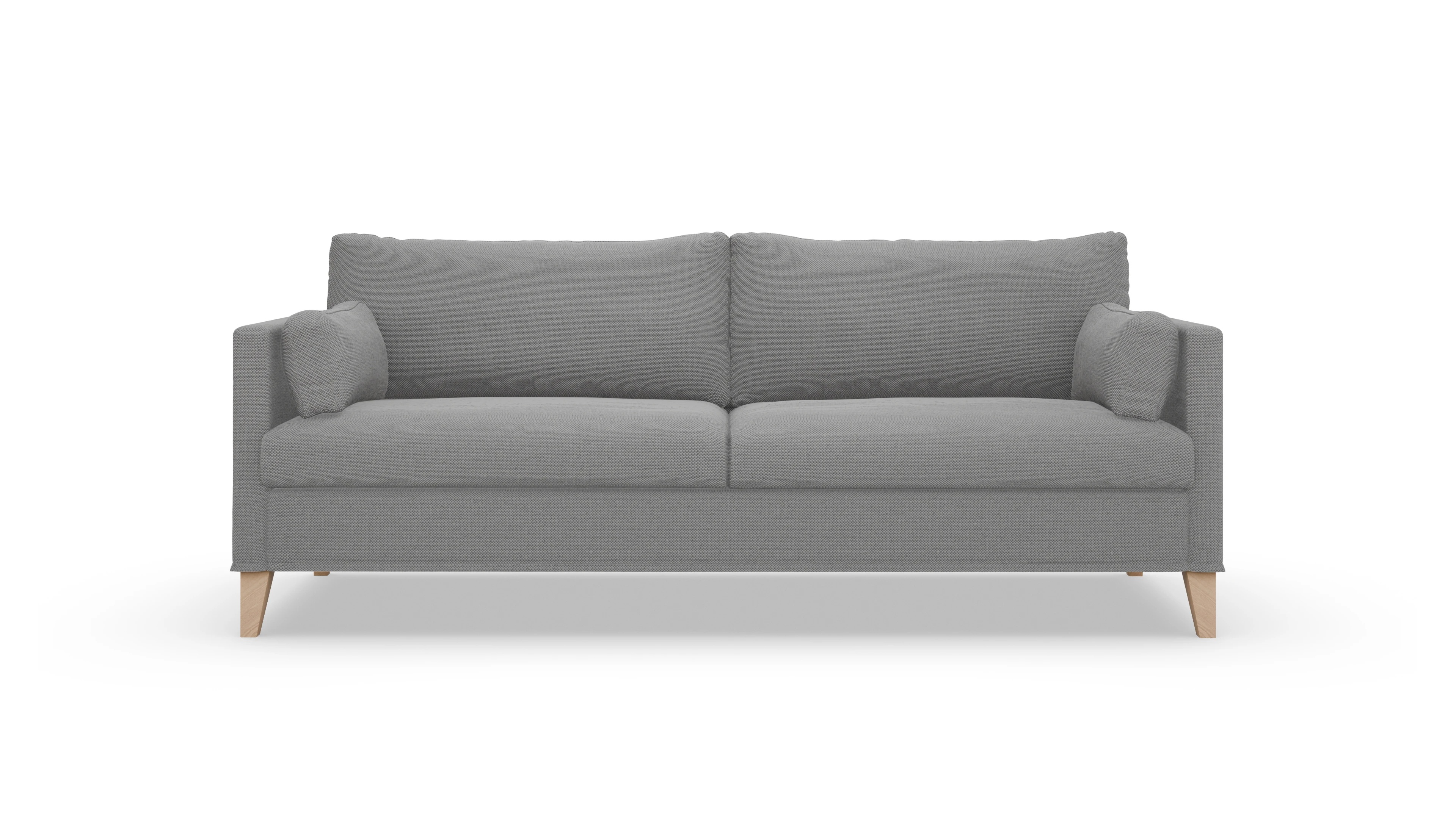 Jensen Hussensofa Ansicht des Produktes Jensen 3-Sitzer in Stoff grau