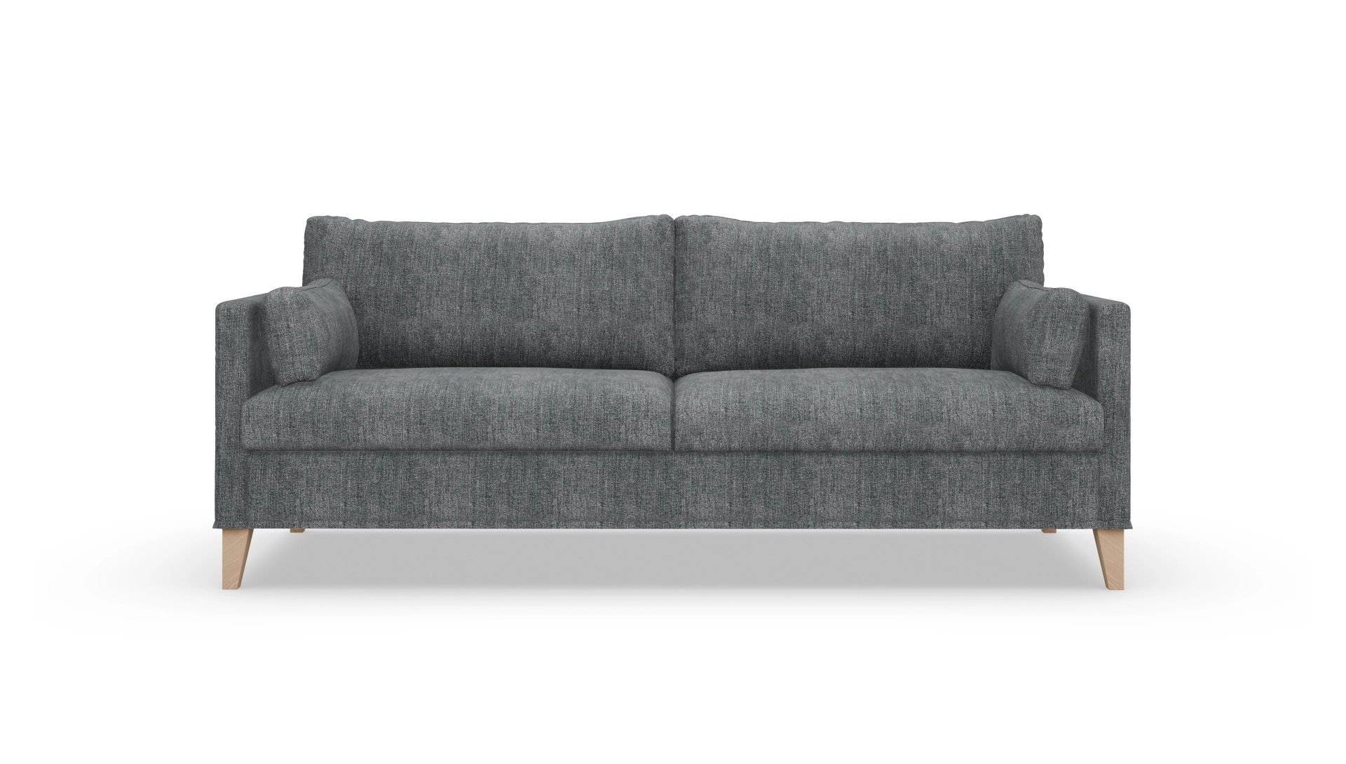 Jensen Hussensofa Ansicht des Produktes Jensen 3-Sitzer in Stoff schwarz