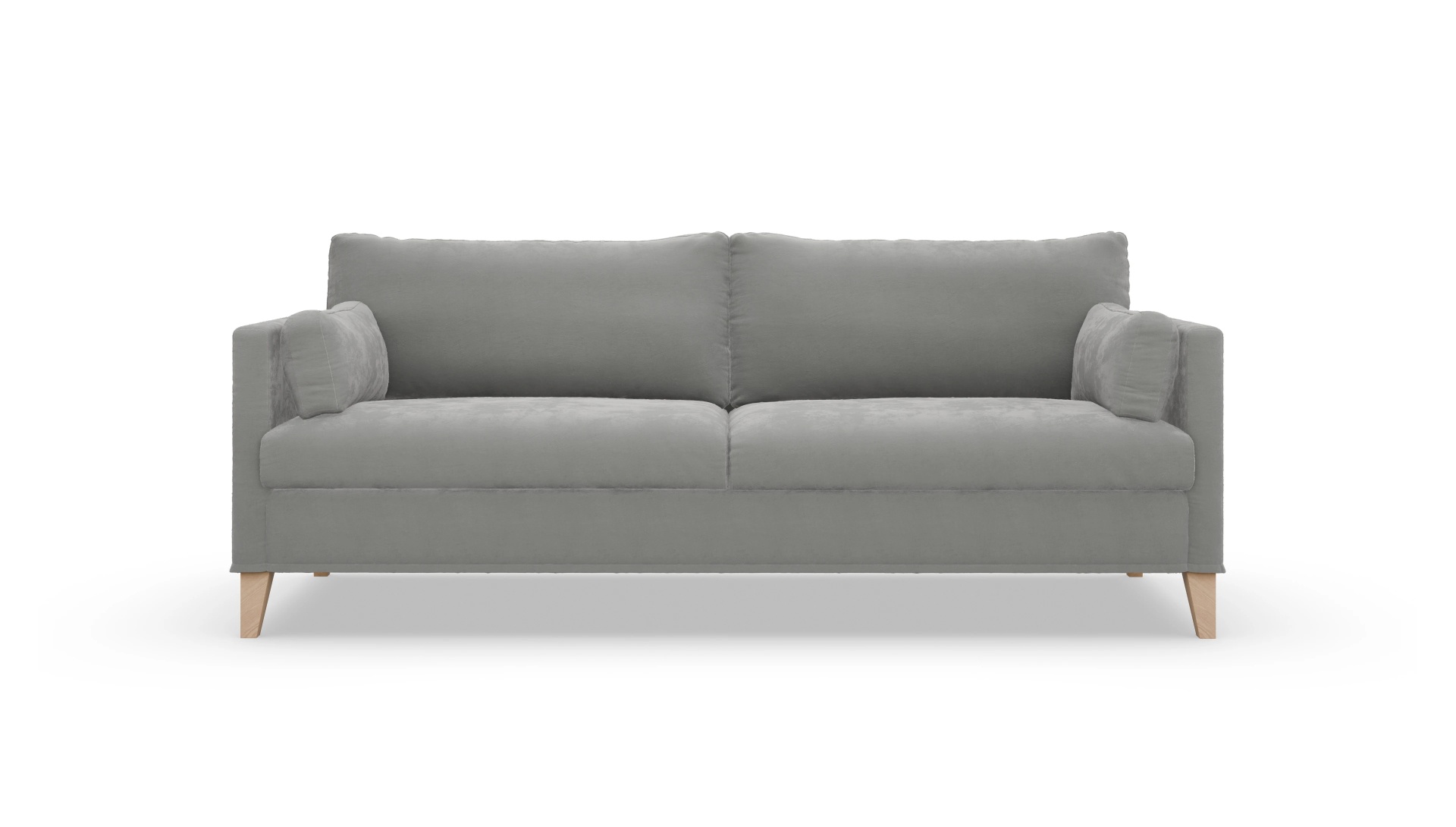 Jensen Hussensofa Ansicht des Produktes Jensen 3-Sitzer in Samt grau