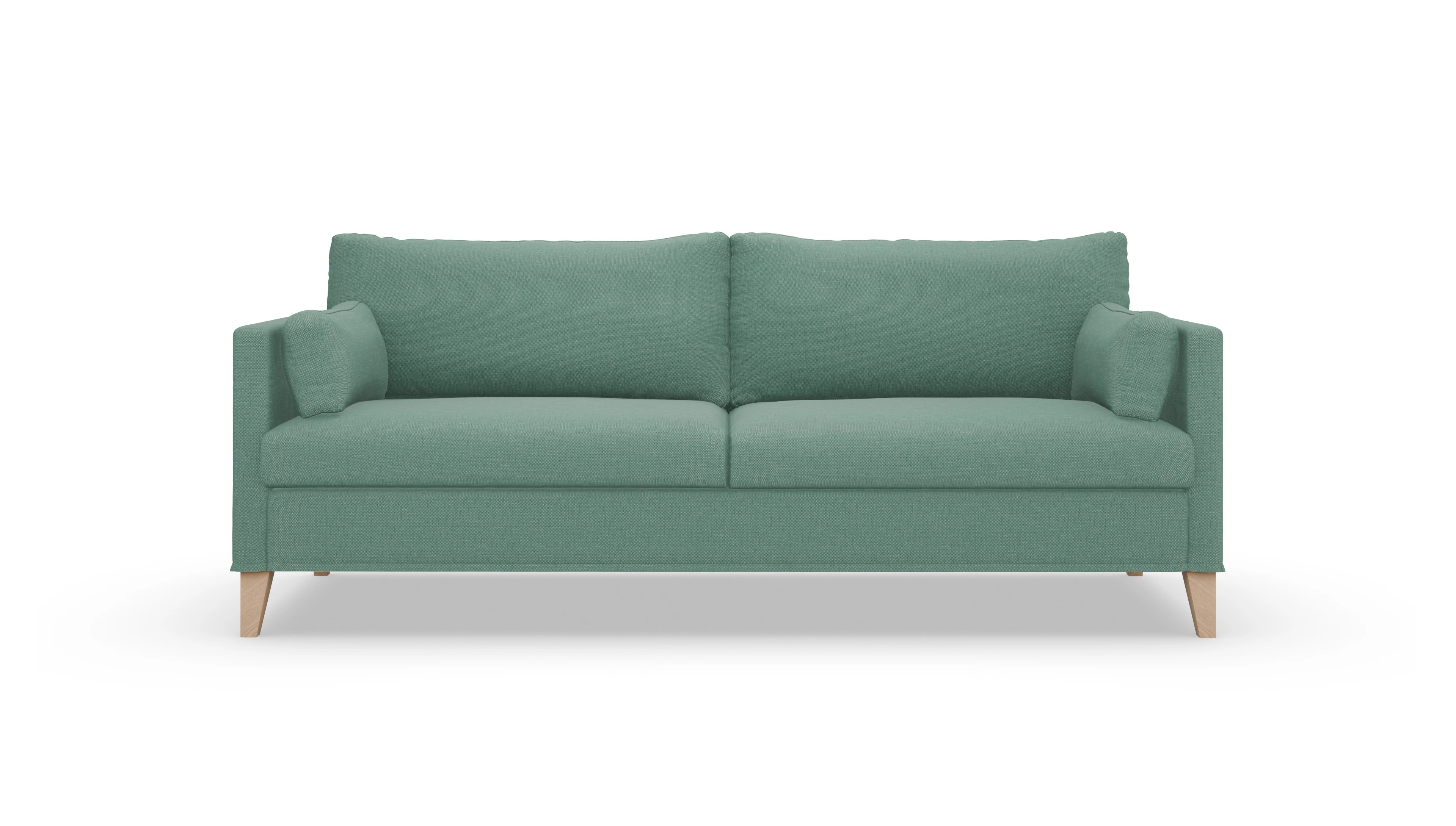 Jensen Hussensofa Ansicht des Produktes Jensen 3-Sitzer in Stoff blau