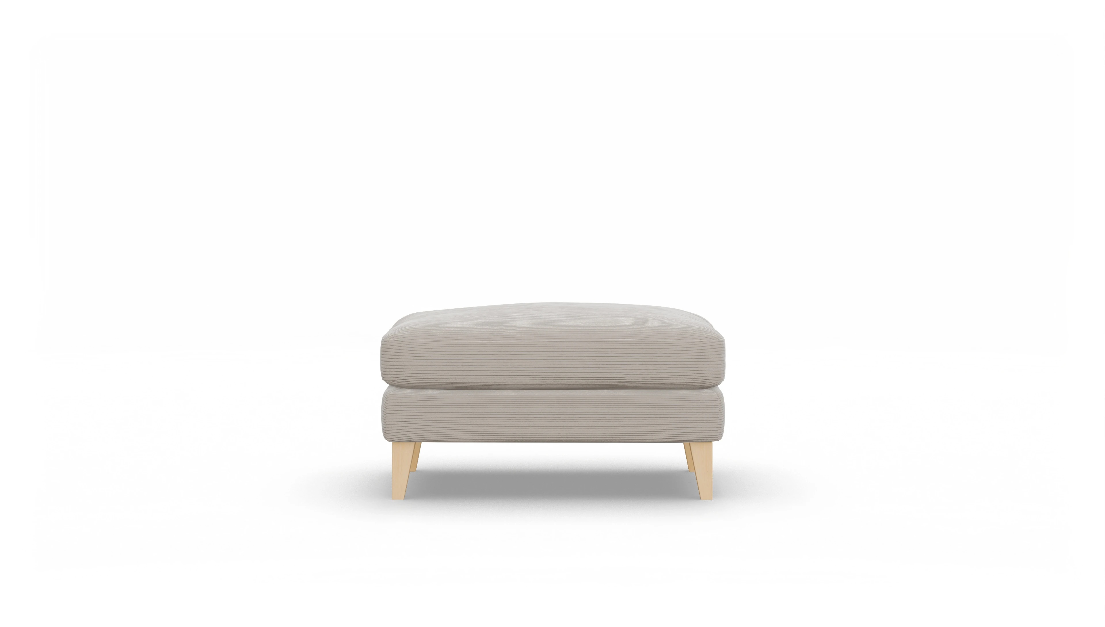 Stoffhocker groß